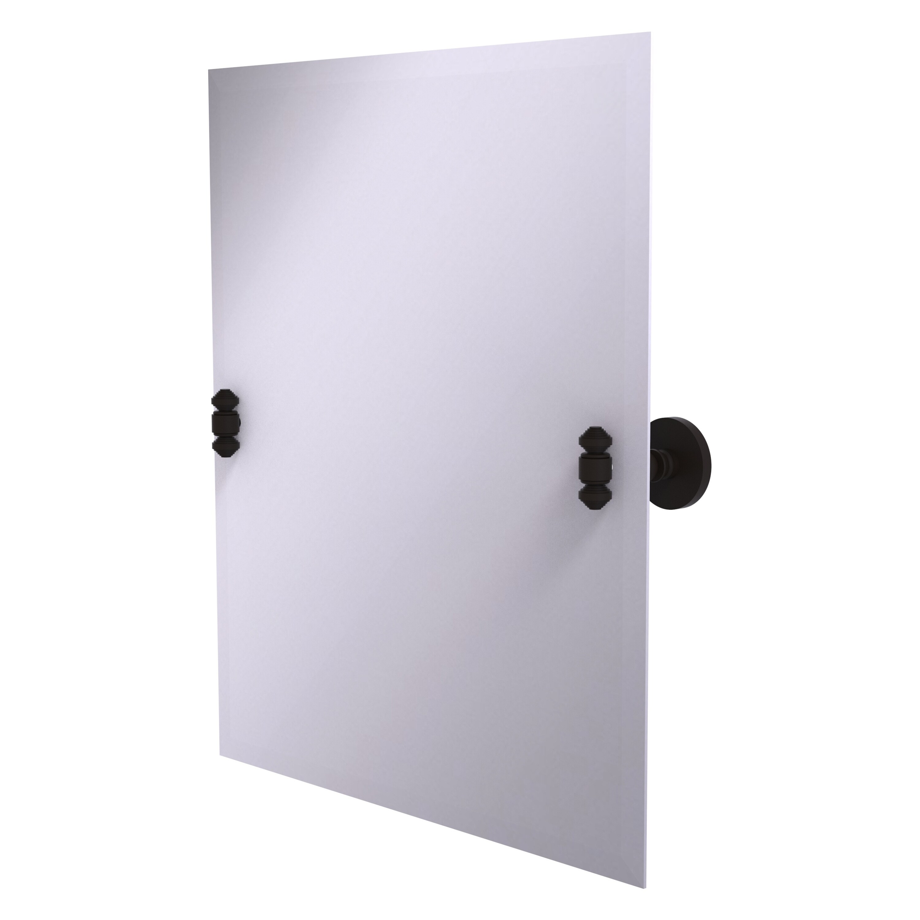 Allied Brass SB-92-ORB Southbeach 21-Inches x 26-Inches Beveled Frameless Rectangle Tilting Bathroom Vanity Mirror ( Oil-rubbed Bronze )