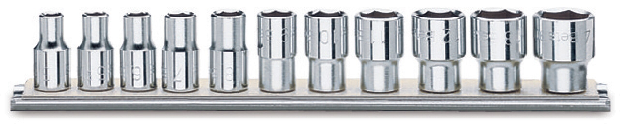 Beta 009200295 1/2-in Drive Standard (SAE) Intermediate Socket Set 11 -Pieces
