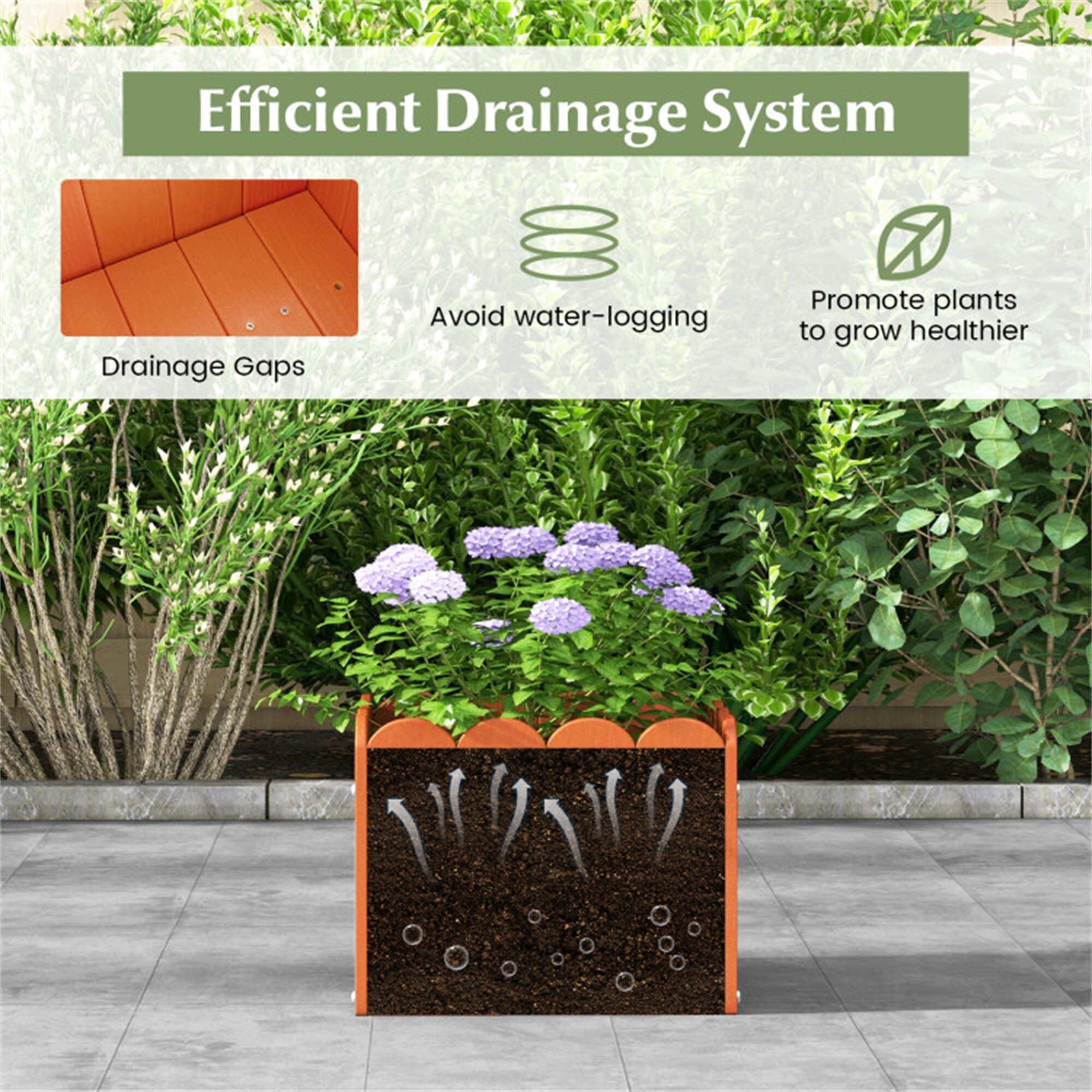 BABOOM BOM-115YW-2-CO Raised-Planter-Boxes - View #8
