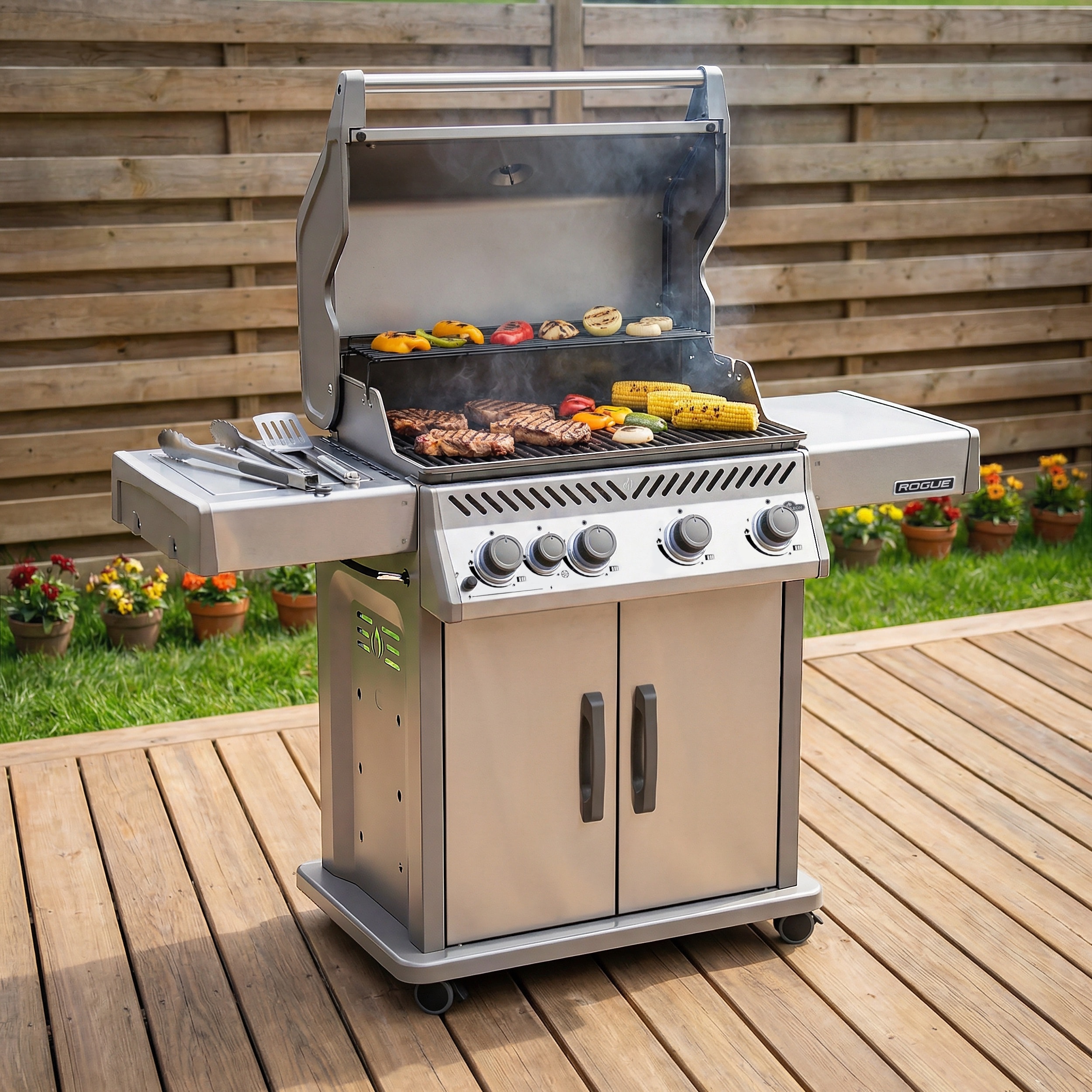 NAPOLEON R525SBPSS-2-FB Gas-Grill - View #4