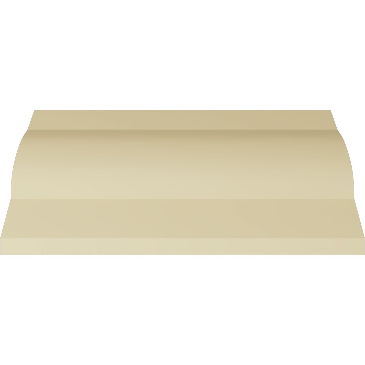 Classic White Polyurethane Crown Moulding 94.5" Length