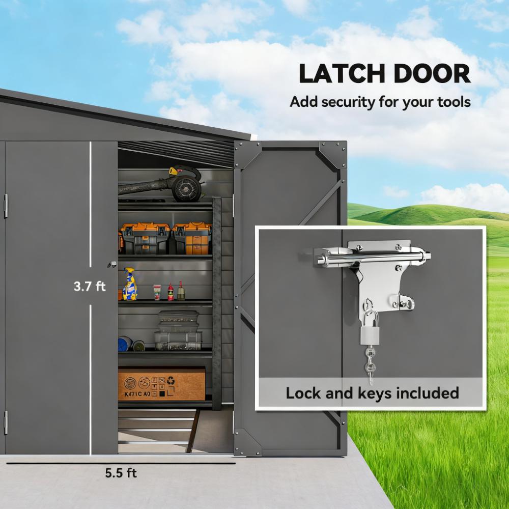 Flynama G-3971S00079 Metal-Storage-Buildings-Sheds - View #9