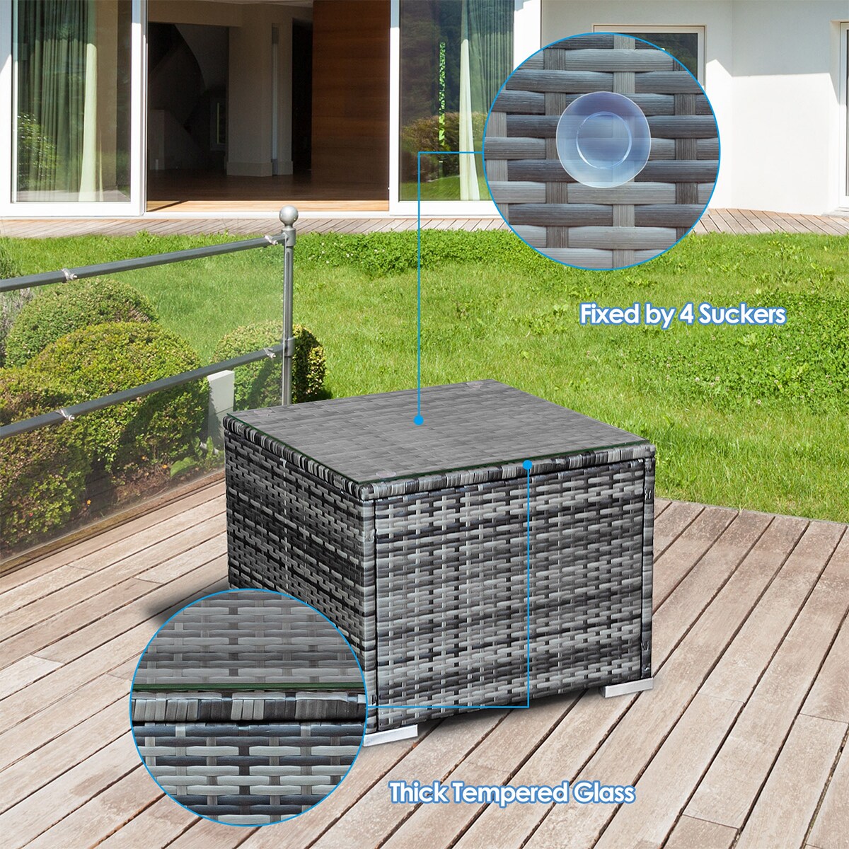 WELLFOR OUG66530GR+ Patio-Conversation-Sets - View #5