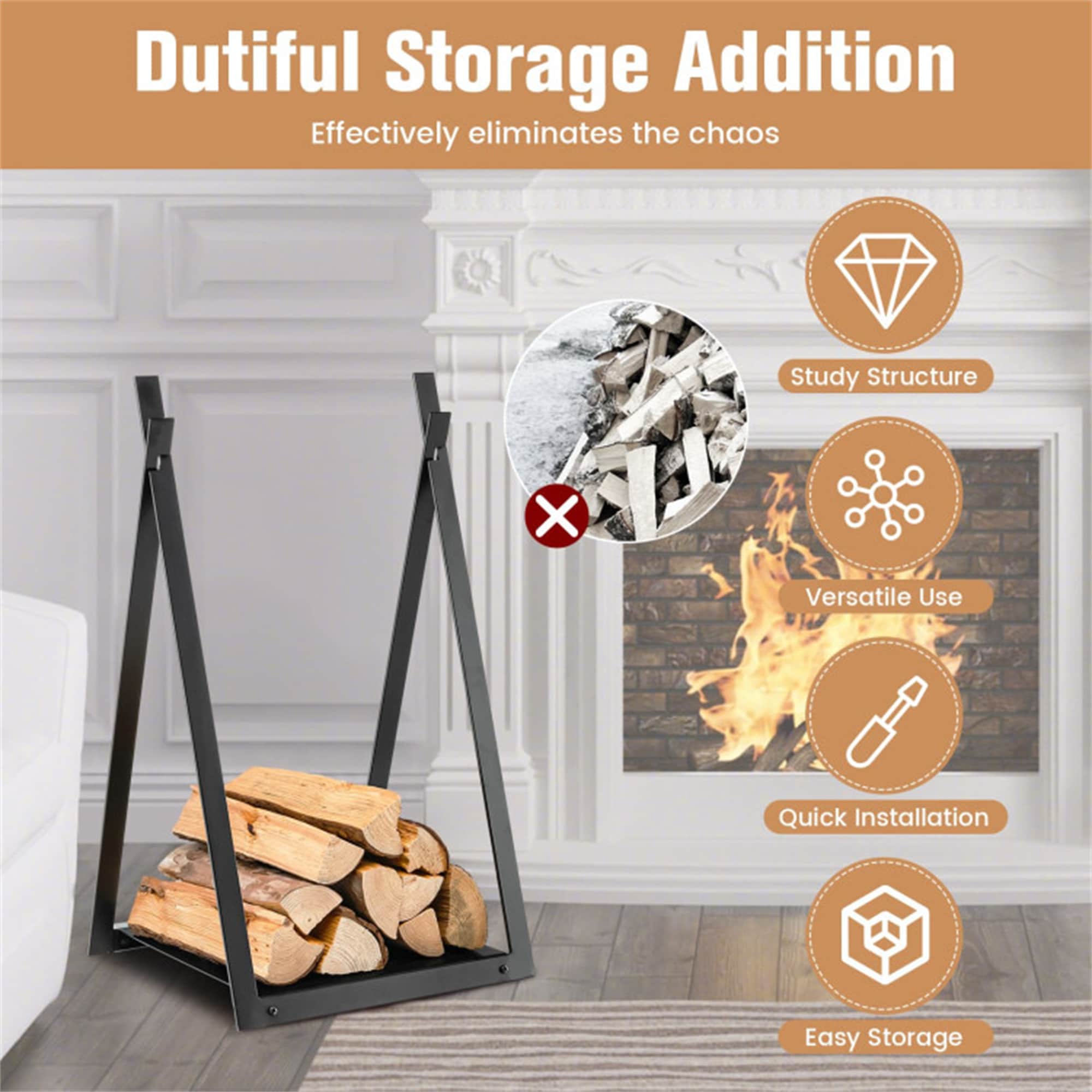 BABOOM BOM-10295DK-CO Firewood-Storage - View #7