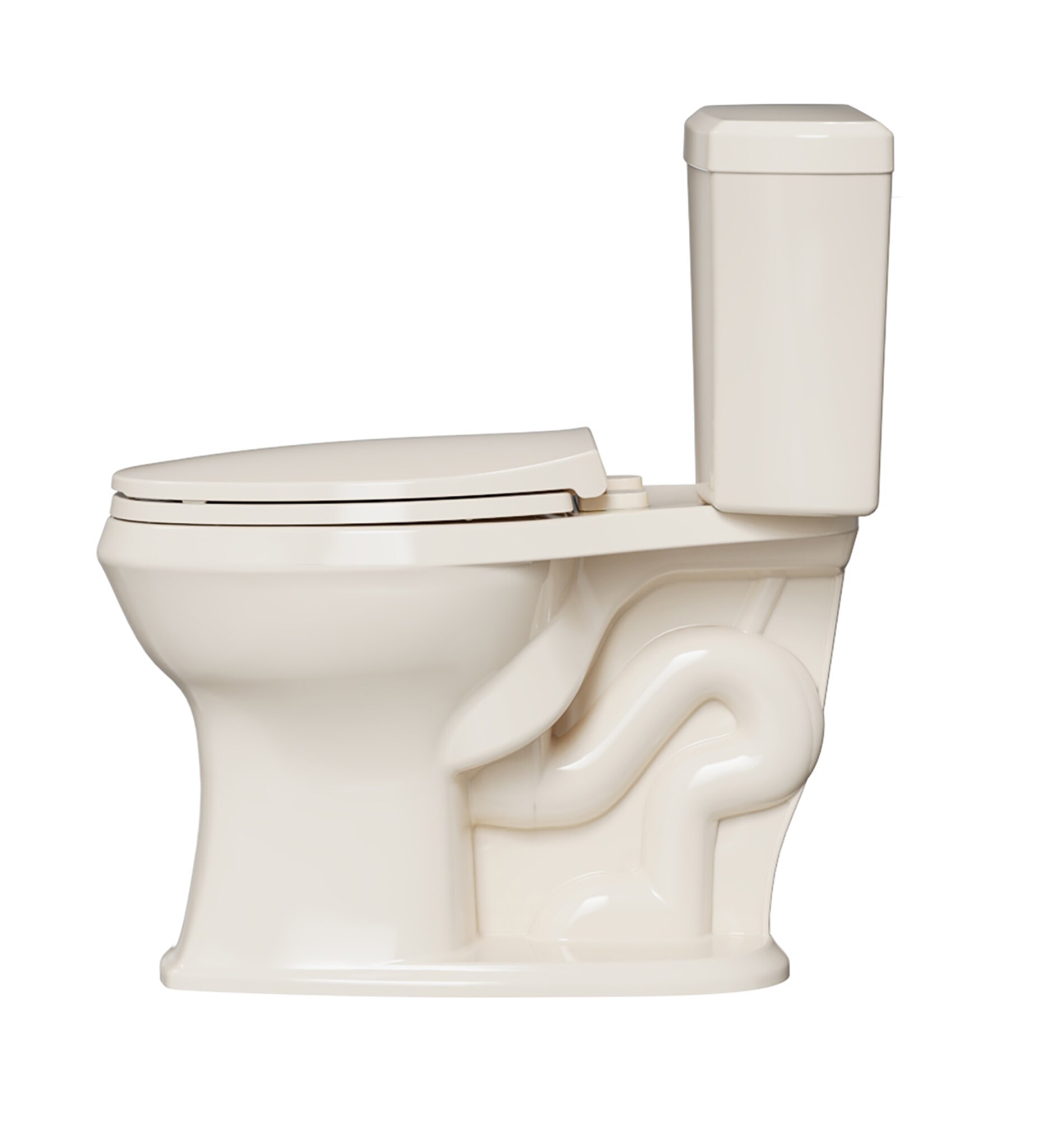 Project Source Danville Black Elongated Chair Height 2-piece WaterSense  Toilet 12-in Rough-In 1.28-GPF in the Toilets department at