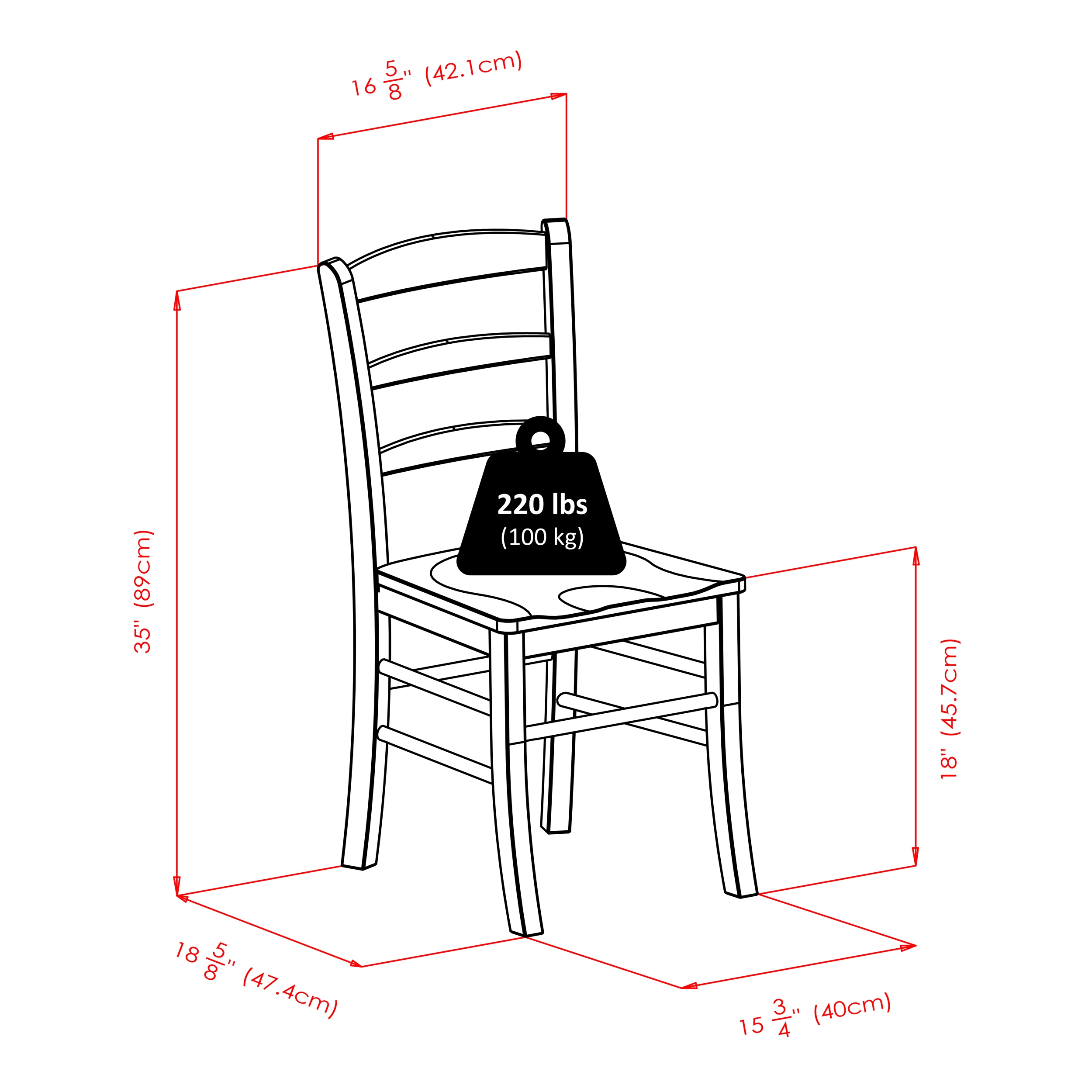Winsome Wood 94232 Dining-Chairs - View #8