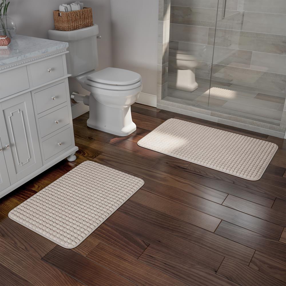 Bath Mat Bathroom Rug 20 X 31.5 Absorbent Non-slip Doormat Bathroom Tub  Floor Mats Machine