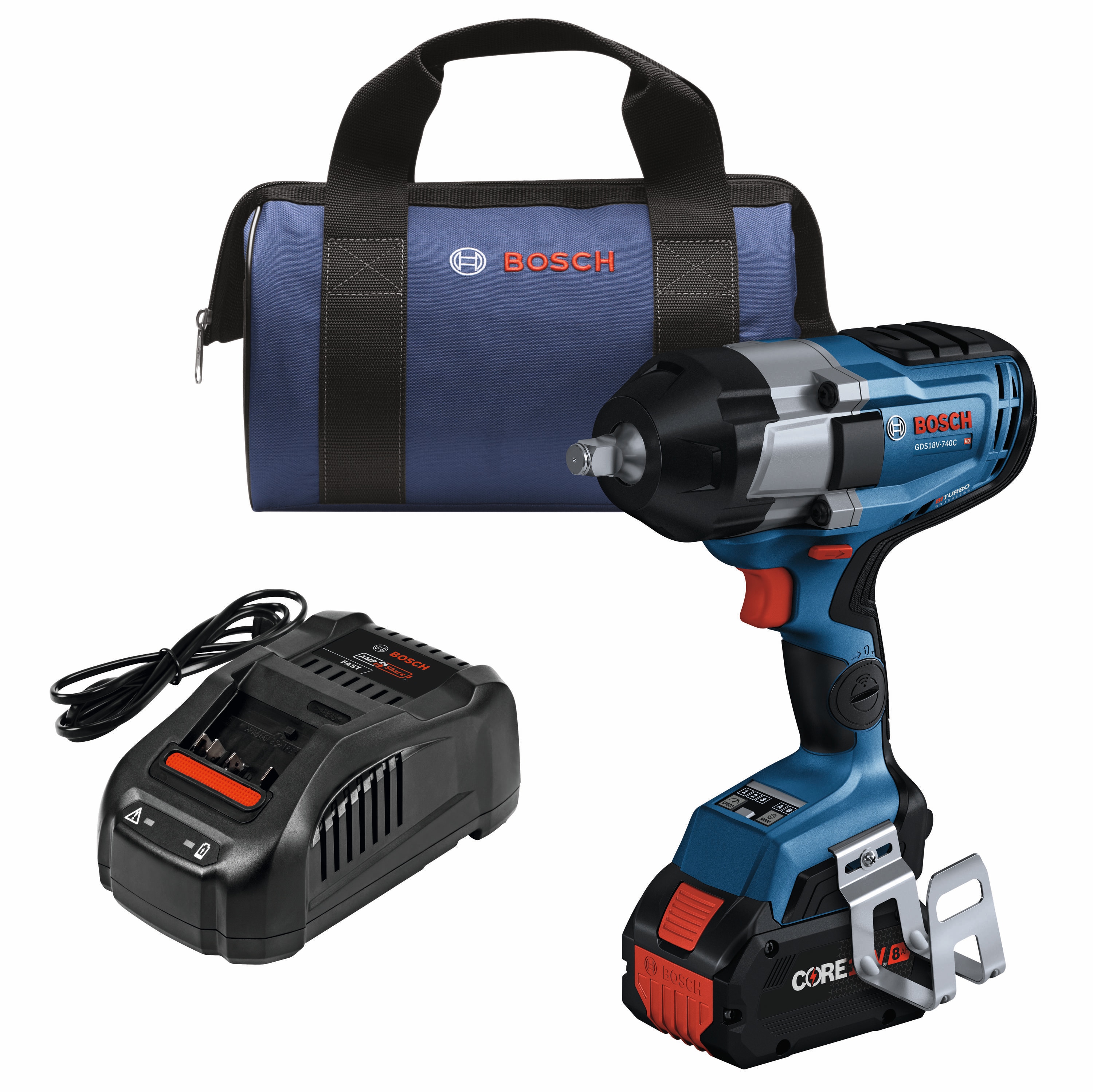 Bosch GDS 18V-210 C Cordless Impact Wrench Body Only In L-Boxx 136