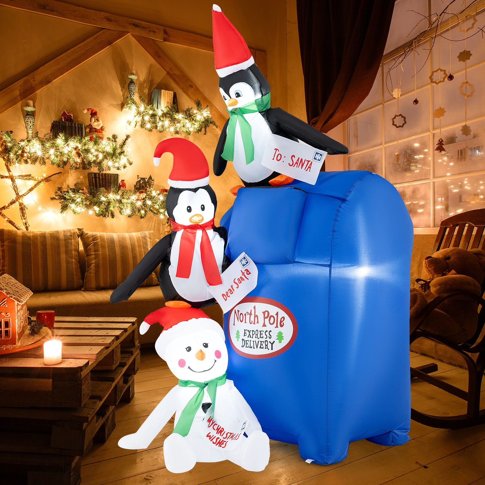 WELLFOR CM-HWY-22789US Christmas-Inflatables - View #4