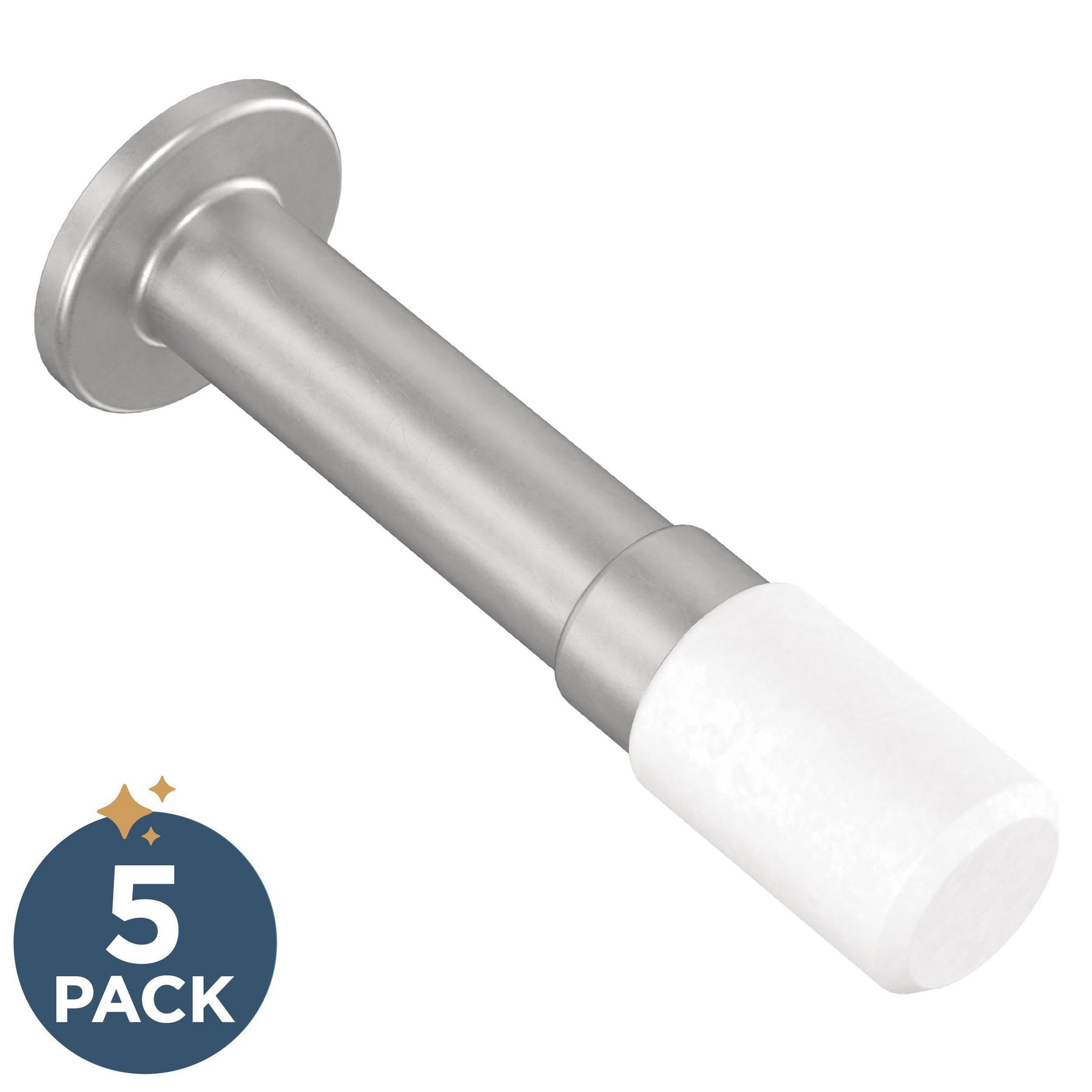 Franklin Brass B47248K-MN-C 3-in Rigid Door Stop 5 -Pack