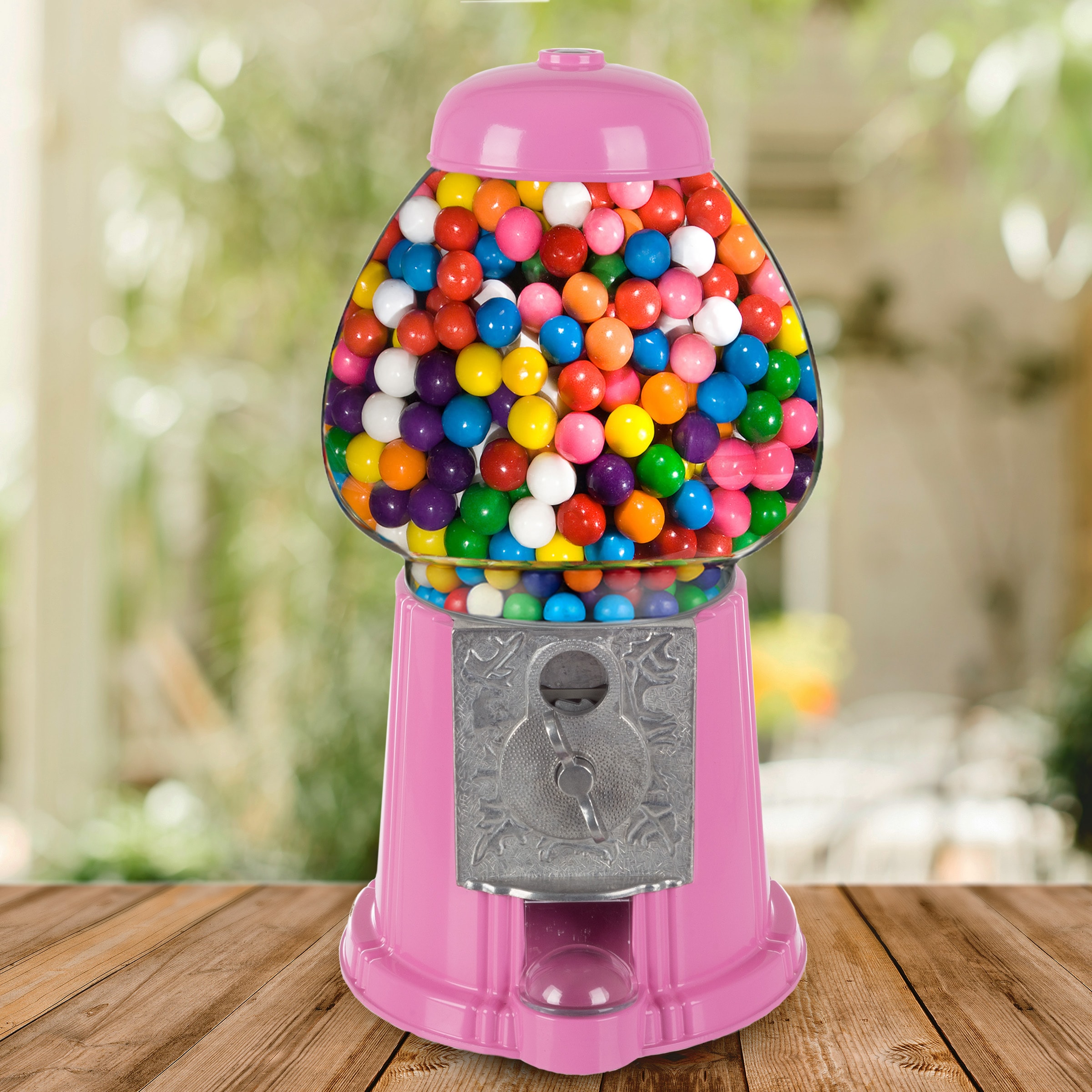 Handy Gourmet The Original Triple Candy Machine - Fun Candy & Nut Dispenser  - New & Improved (Blue) - 360 Degree Selection