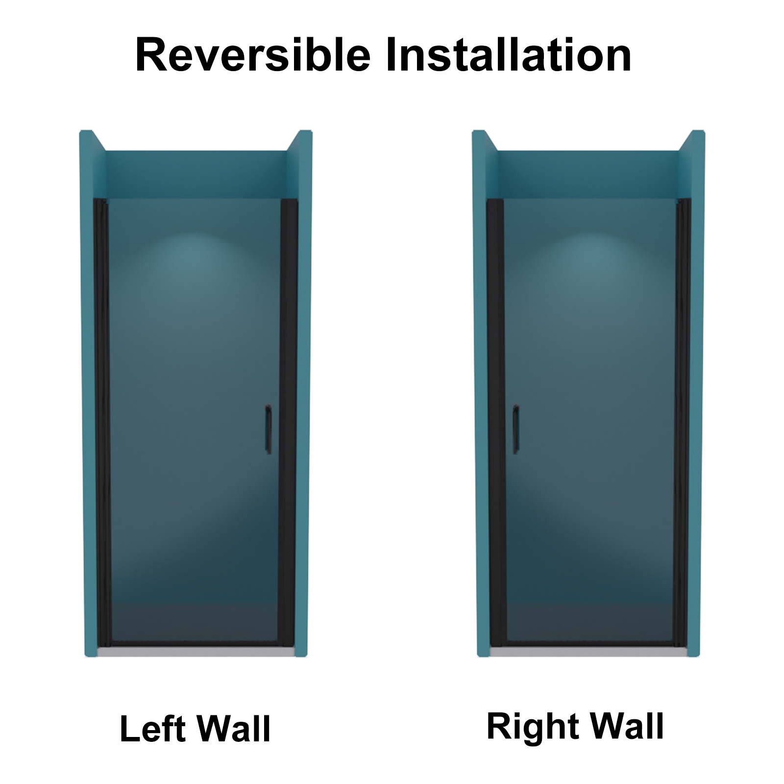 WELLFOR CB-FTL12207 Shower-Doors - View #4