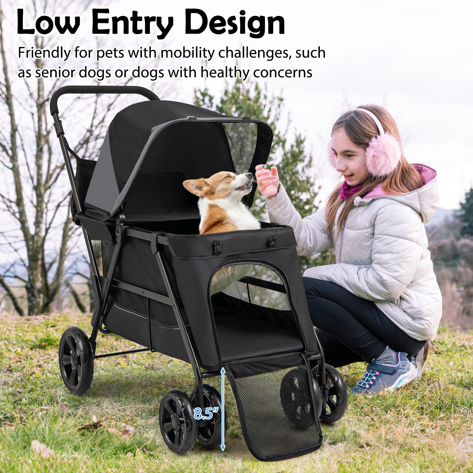 Slickblue D-CO-GB50101WP Pet-Strollers - View #4