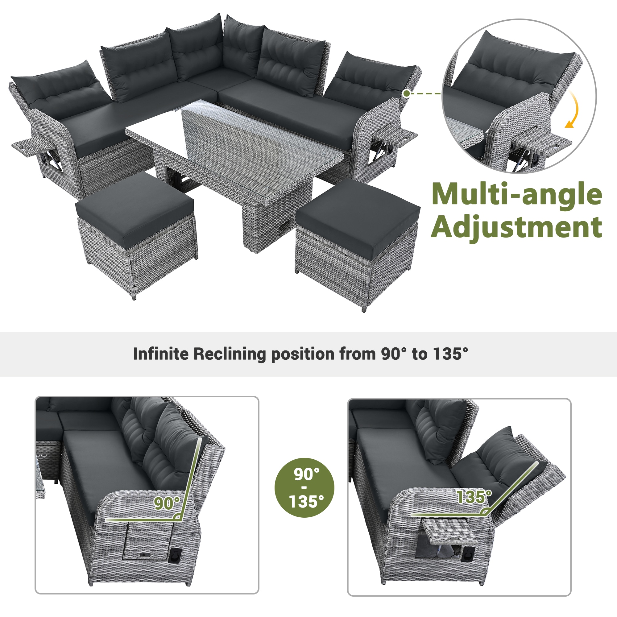 ModernLuxe N719Z000120E Patio-Conversation-Sets - View #4
