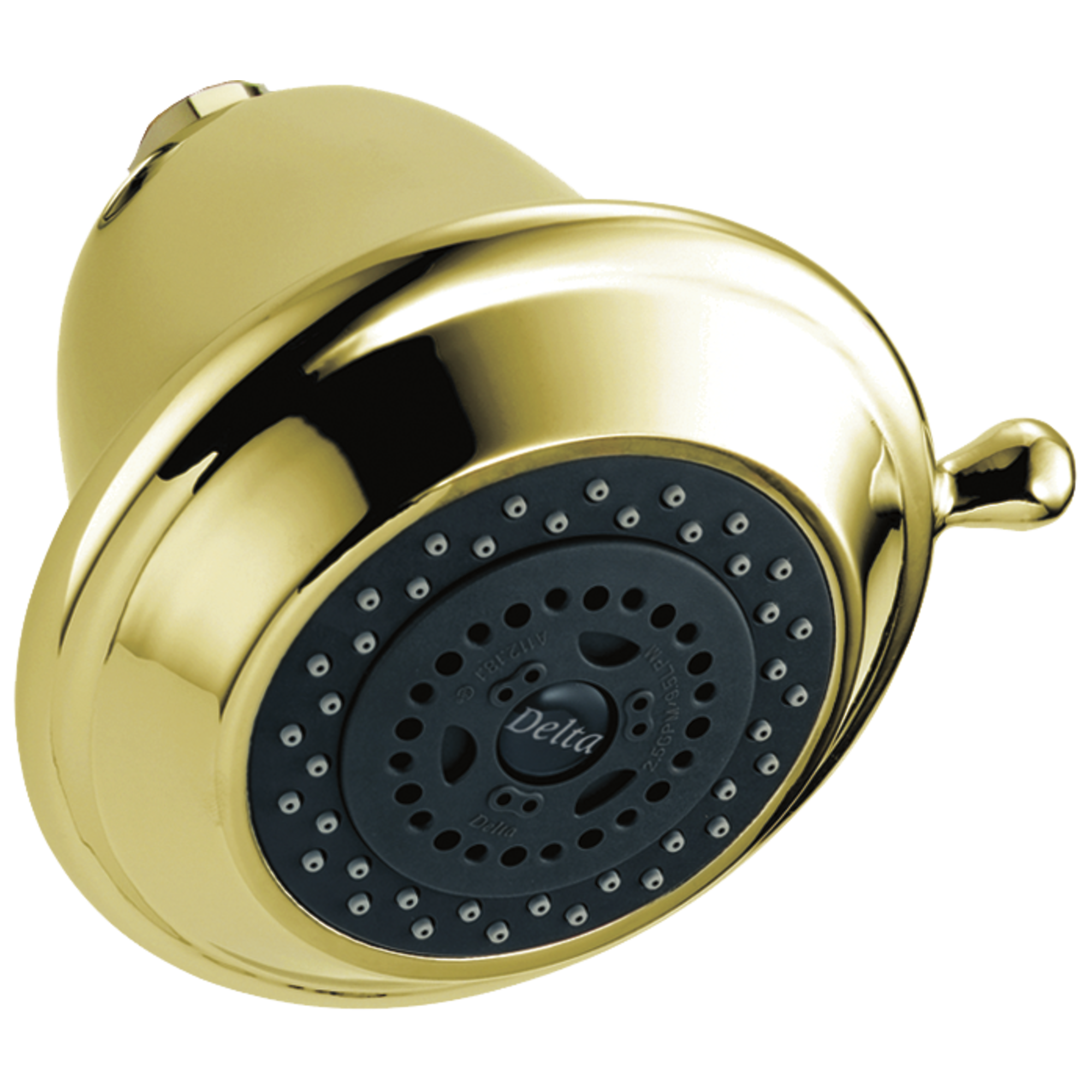 Delta Universal Showering Components Polished Brass Fixed Showerhead 1.75-GPM (6.6-LPM)