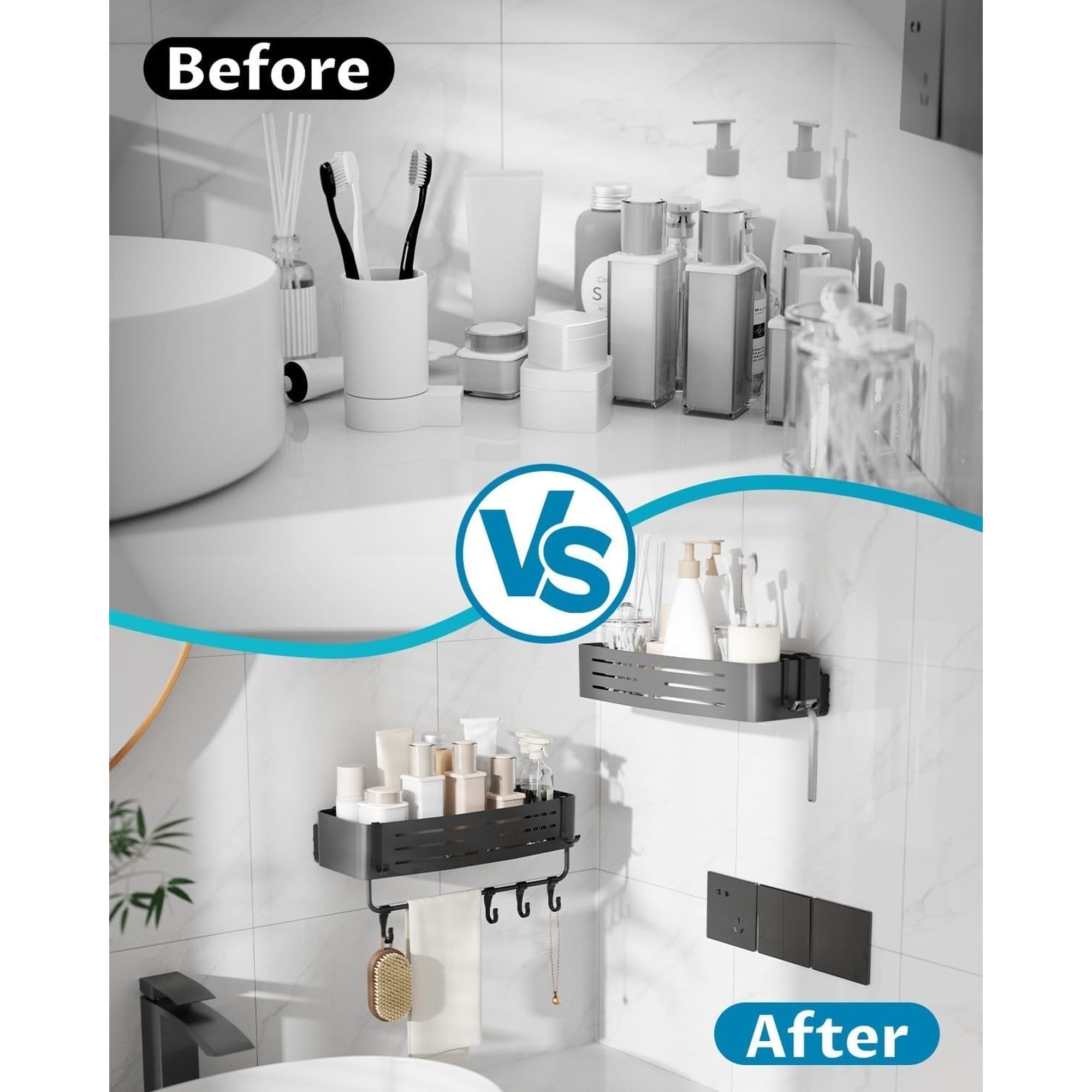 Numhew NHWILL22335 Hanging-Shower-Caddies - View #3