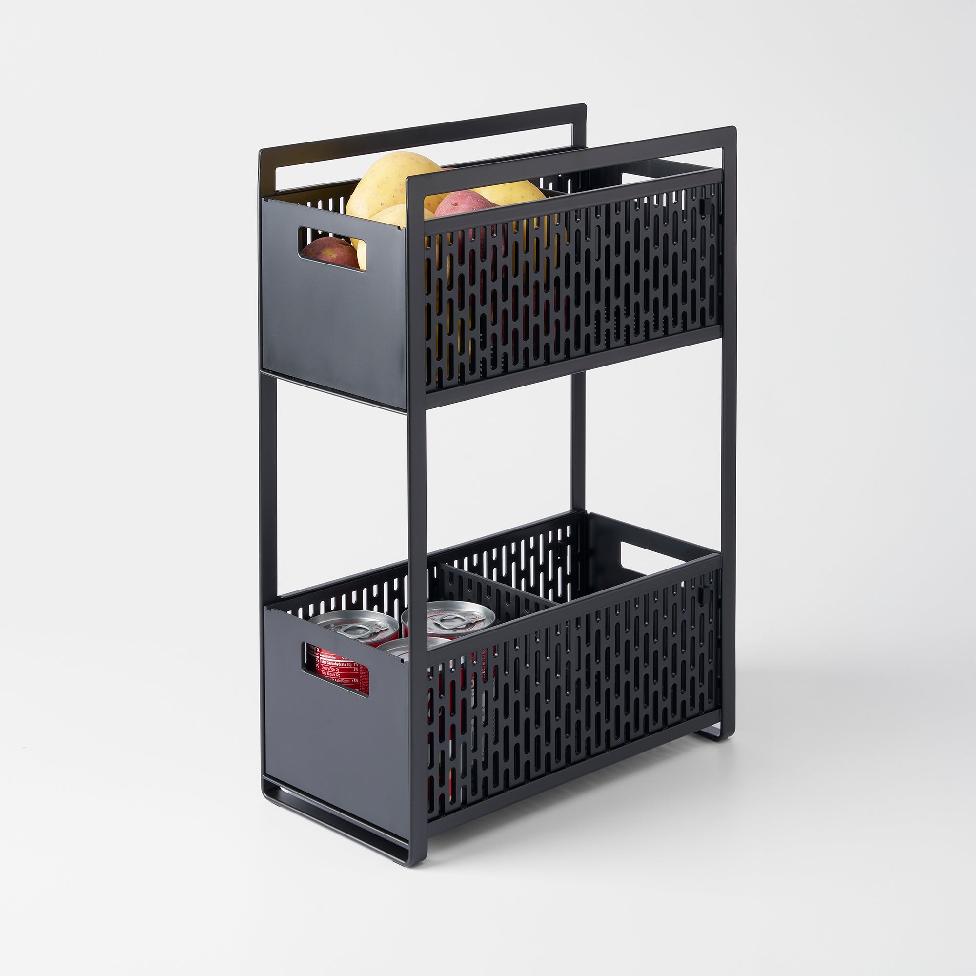 Yamazaki Two-Tier Cabinet Storage Basket