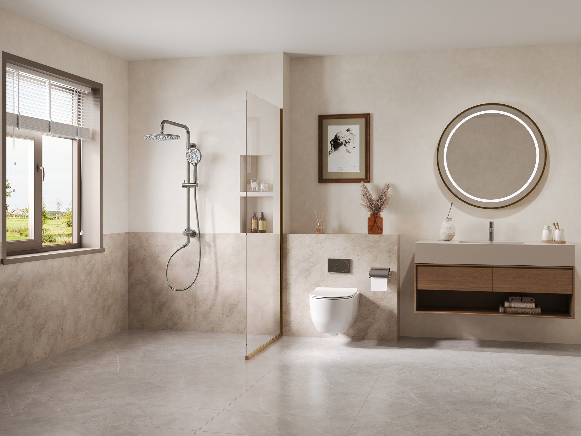 GRANDJOY SGF13GJ-28R-BL Tub-Shower-Faucets - View #3
