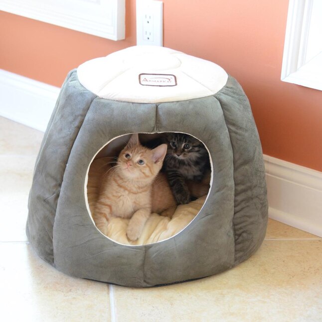 Armarkat Laurel Green And Beige Suede 20 In X Cat Bed For Small The Pet Beds Department At Com Armarkat Laurel Green And Beige Suede, Armarkat Pet Steps