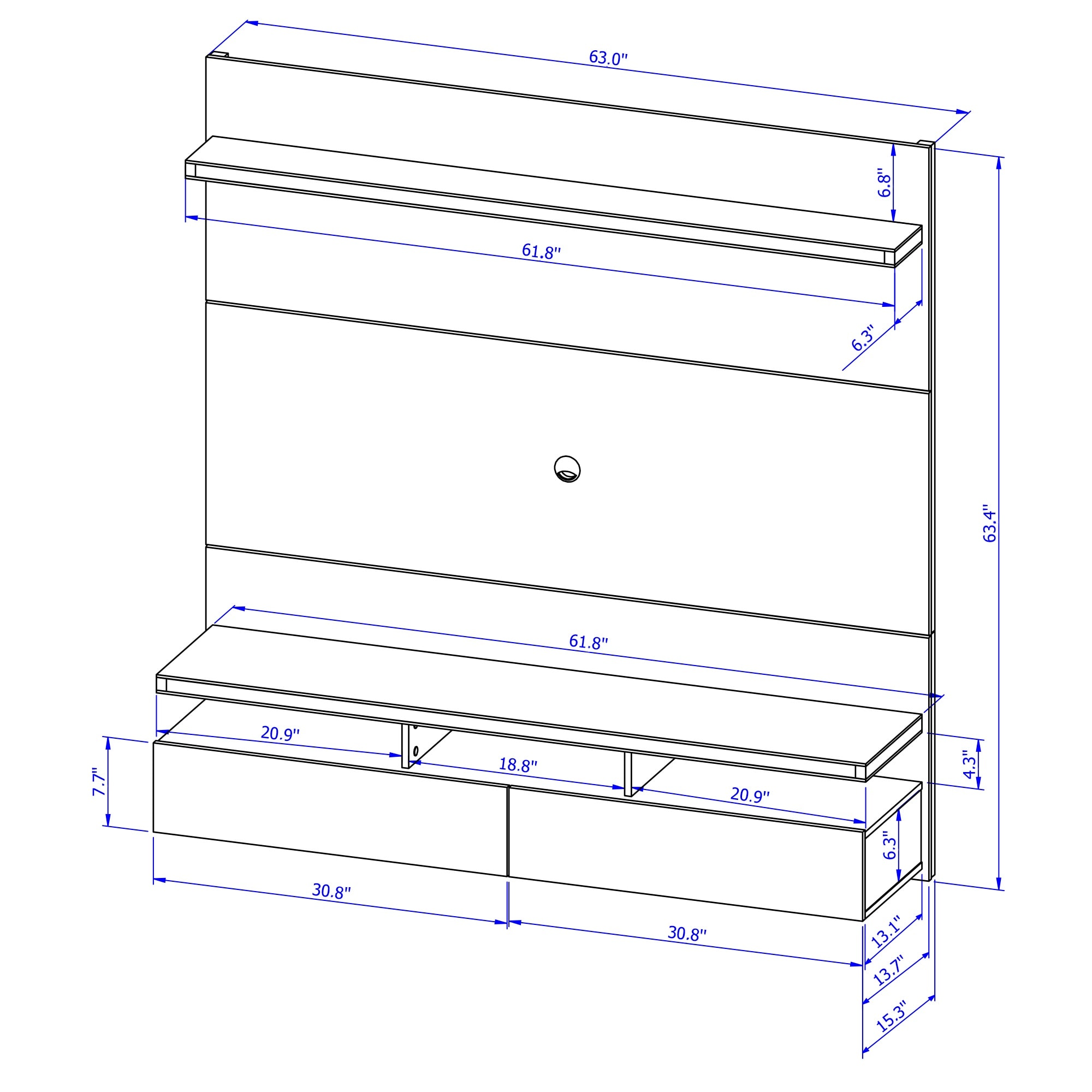 Manhattan Comfort 28853 Tv-Stands - View #3