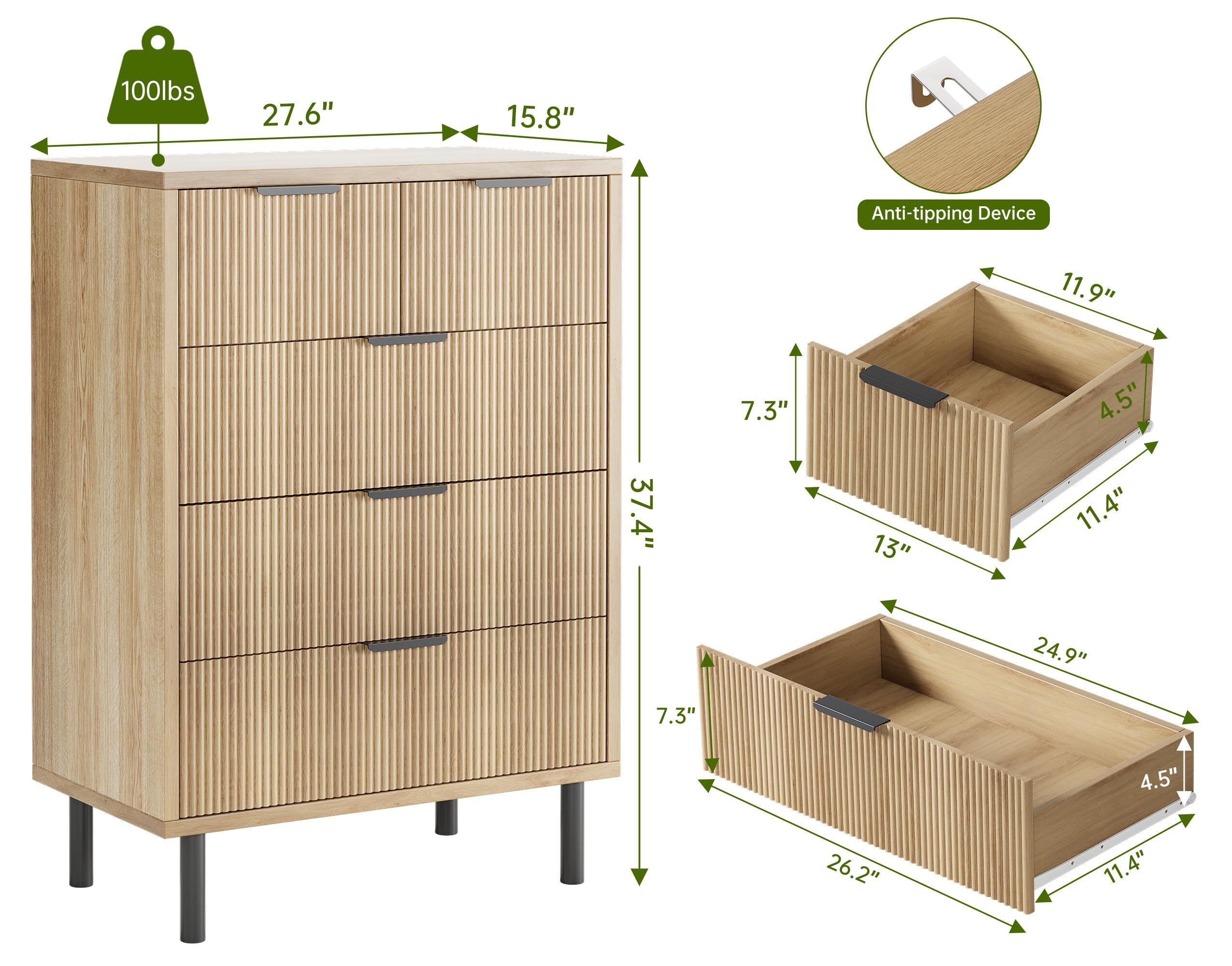 Qeetex NB-PHO33EPMYYM dressers - View #2