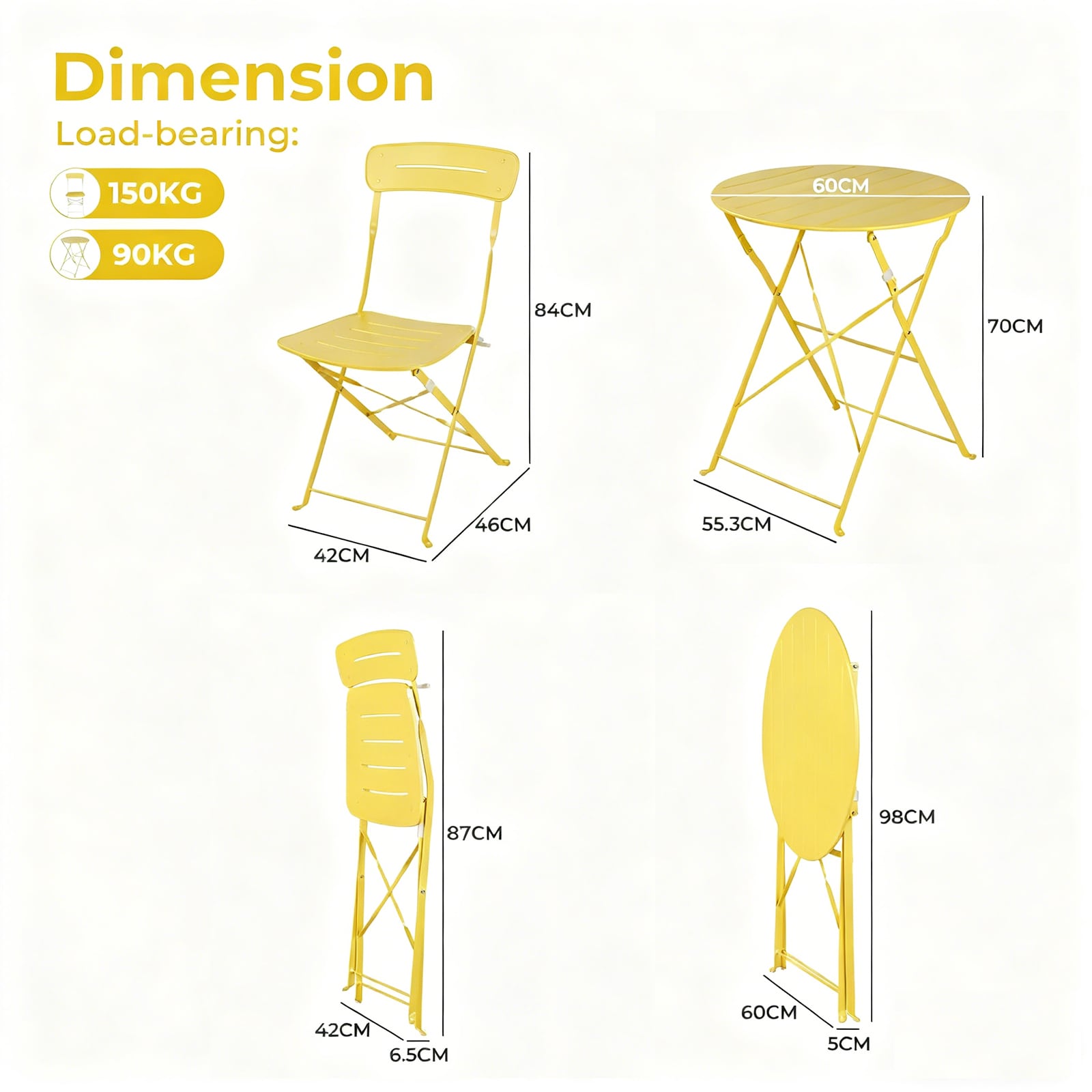 Haysky LSRY-0012.000.001 Patio-Dining-Sets - View #2