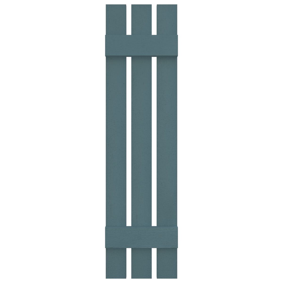 Ekena Millwork LS3S12X05500WB 12-in W x 55-in H Wedgewood Blue Board and batten Spaced Exterior Shutters ( 2 -Pack )