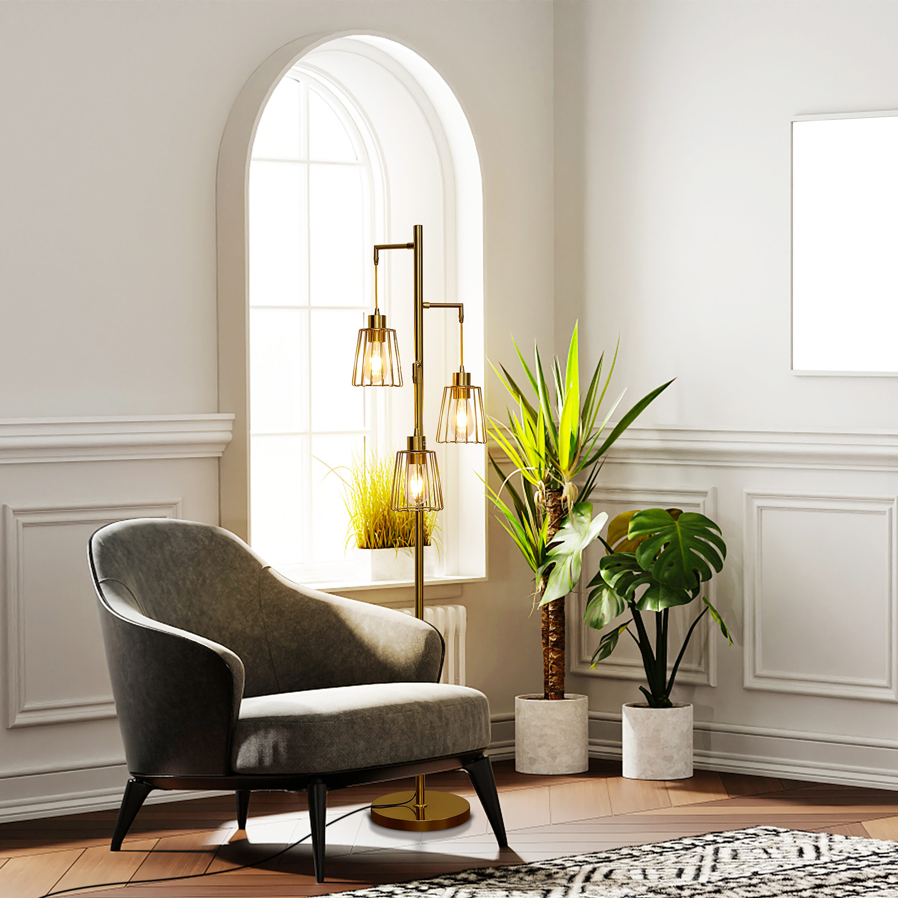 Netin NT-LDD-01GD floorlamps - View #3
