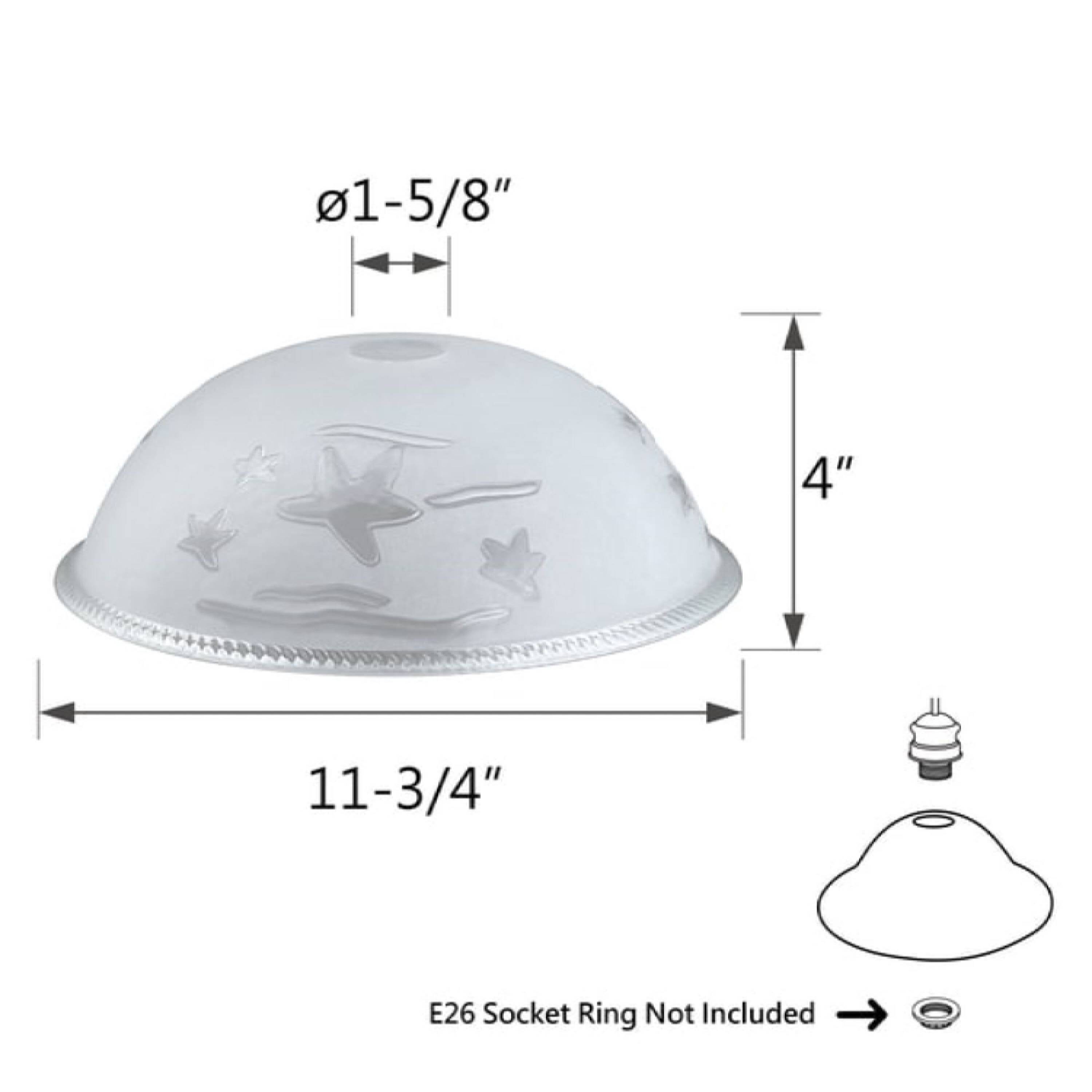 Aspen Creative Corporation 23150-11 Light-Shades - View #7