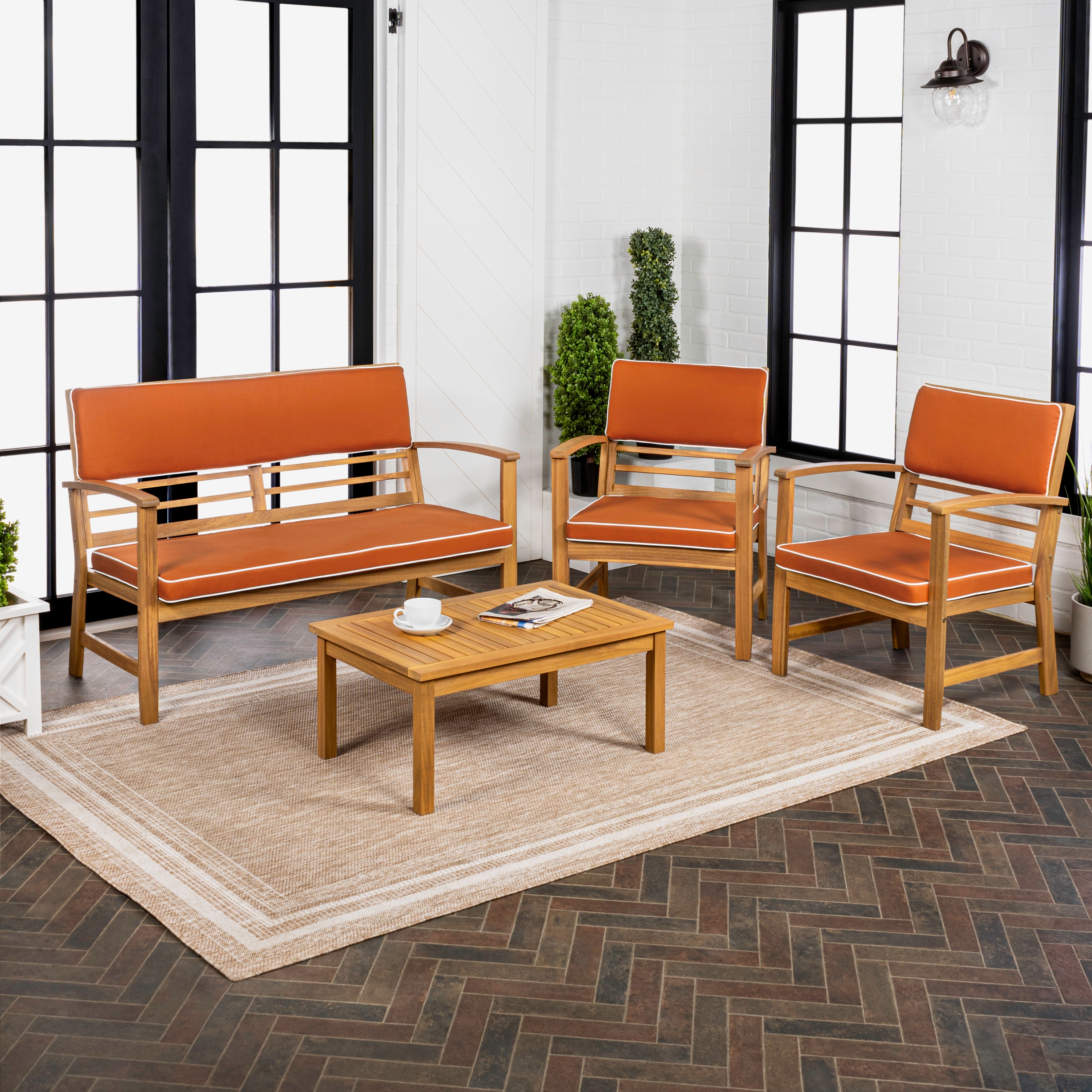 JONATHAN  Y LVG1000D-4SET Patio-Conversation-Sets - View #3