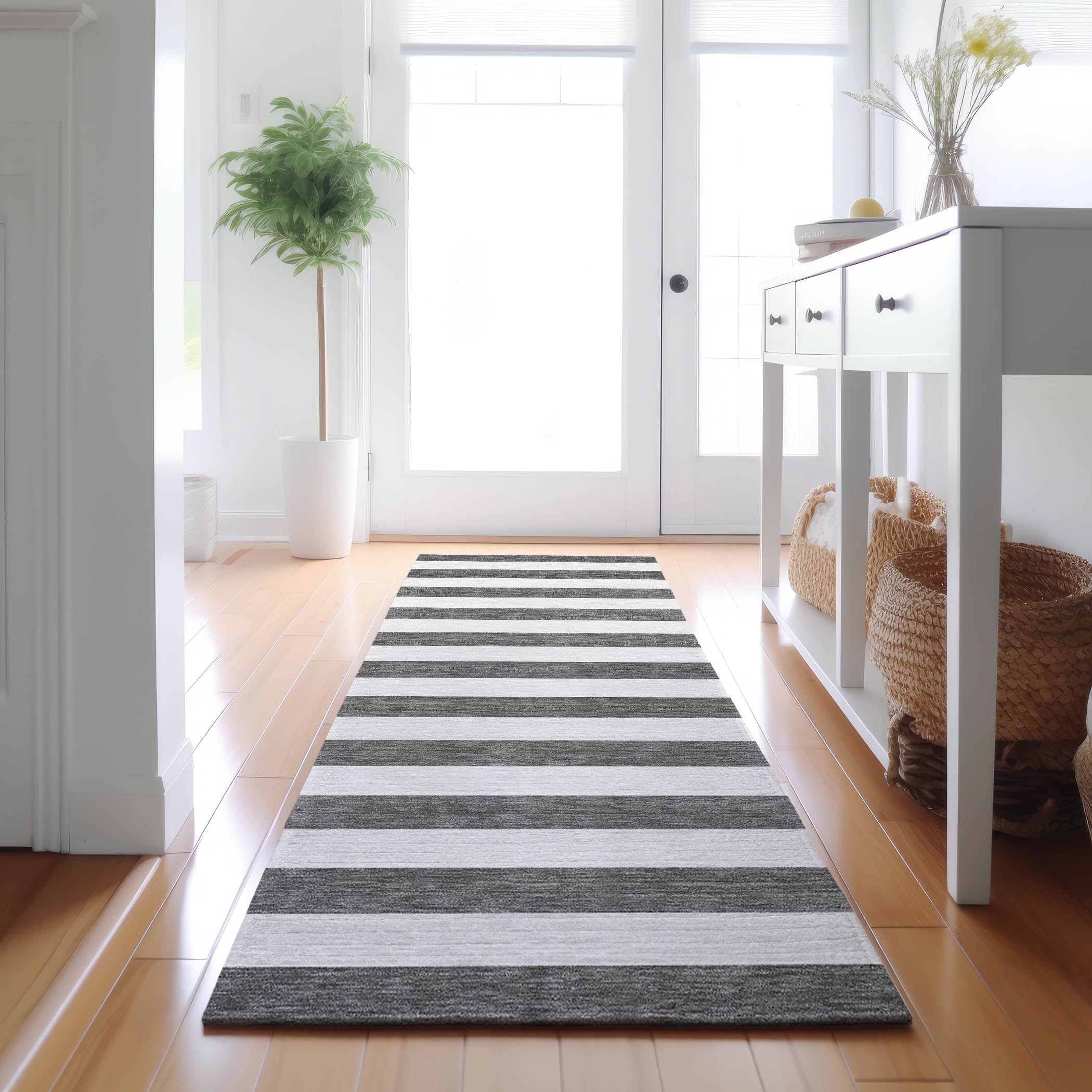 Addison Rugs AMF501OL3X5 Mayfield AMF501OL 3 x 5 (ft) Loomed Polyester Olive Rectangular Indoor Abstract Machine washable Area rug
