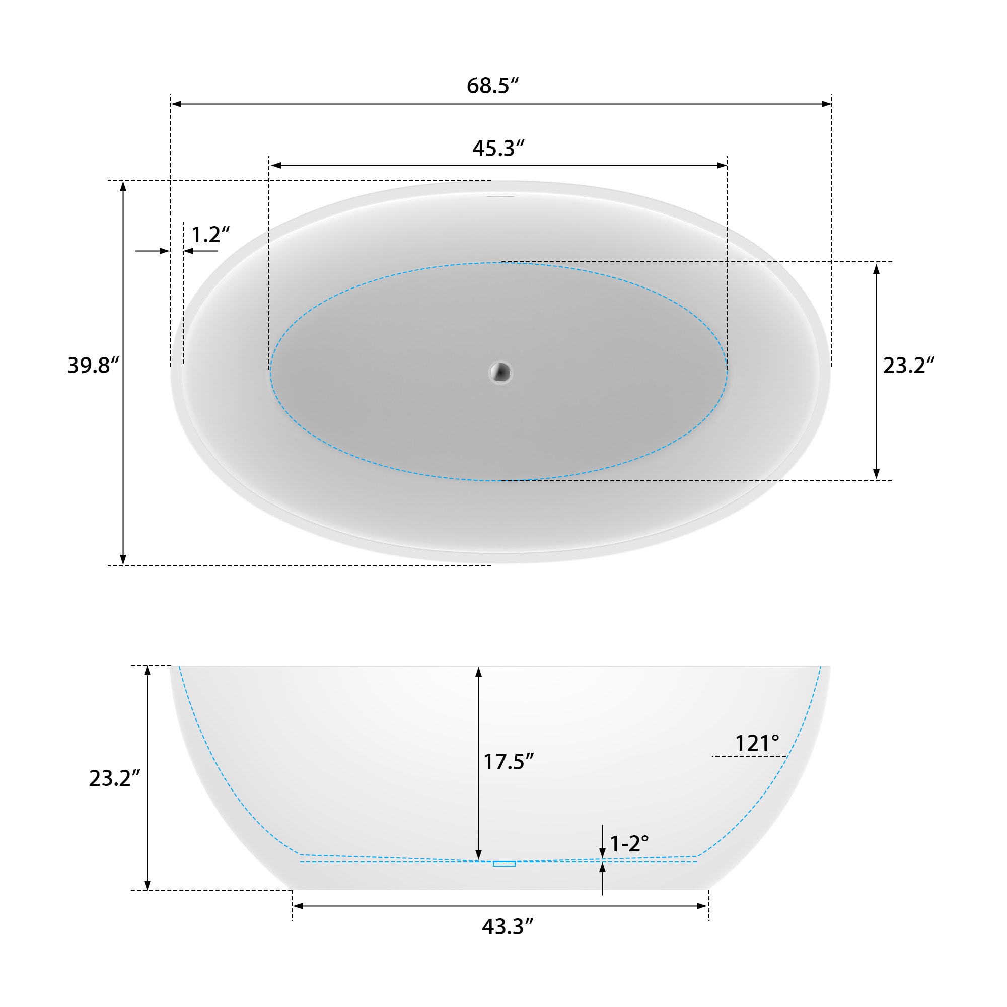 Vanity Art VA6834-L-ORB bathtubs - View #10
