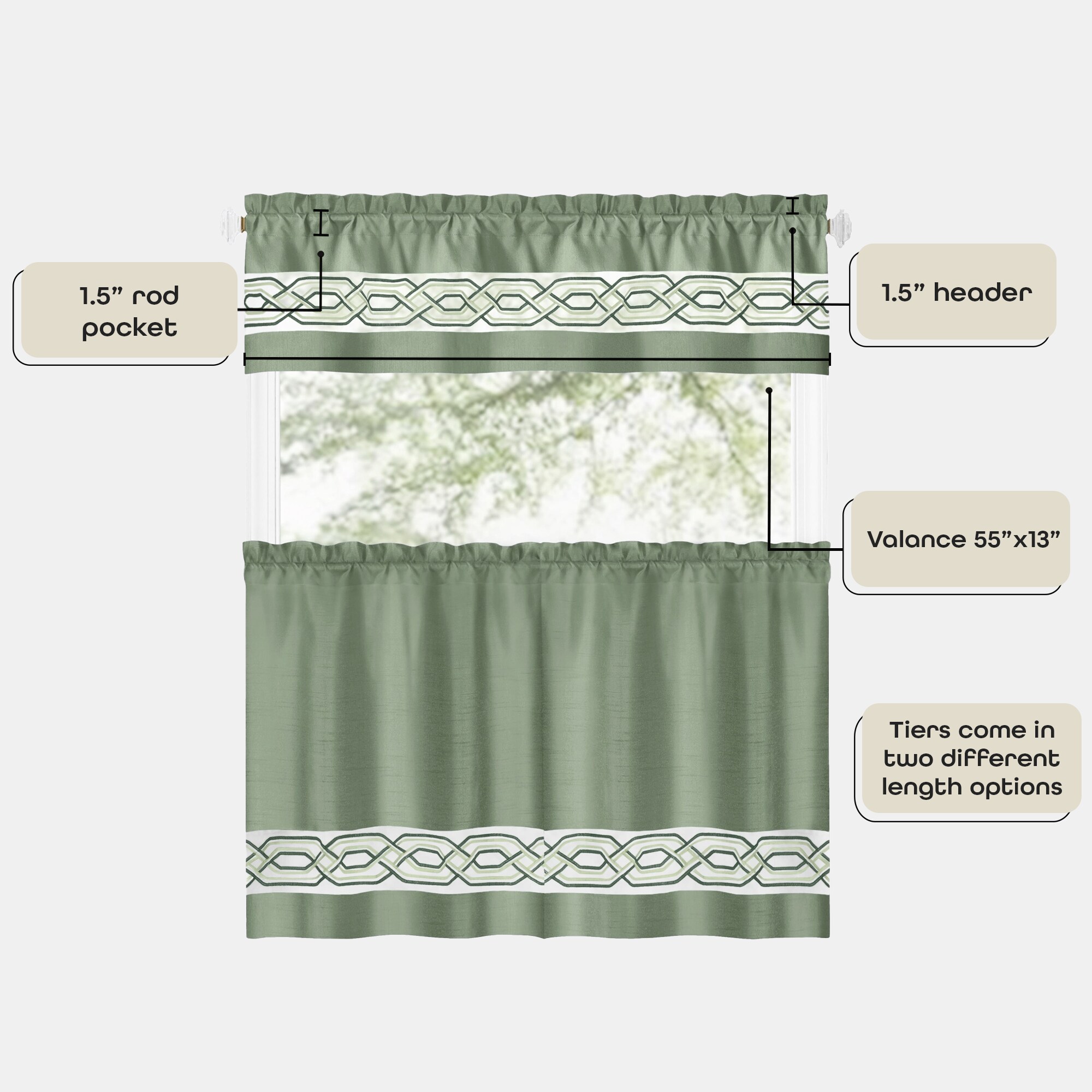 Achim PATV24GR12 valances - View #4