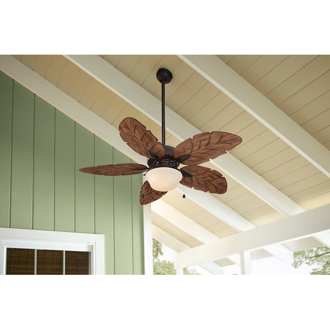 Indoor Outdoor Ceiling Fan With Light