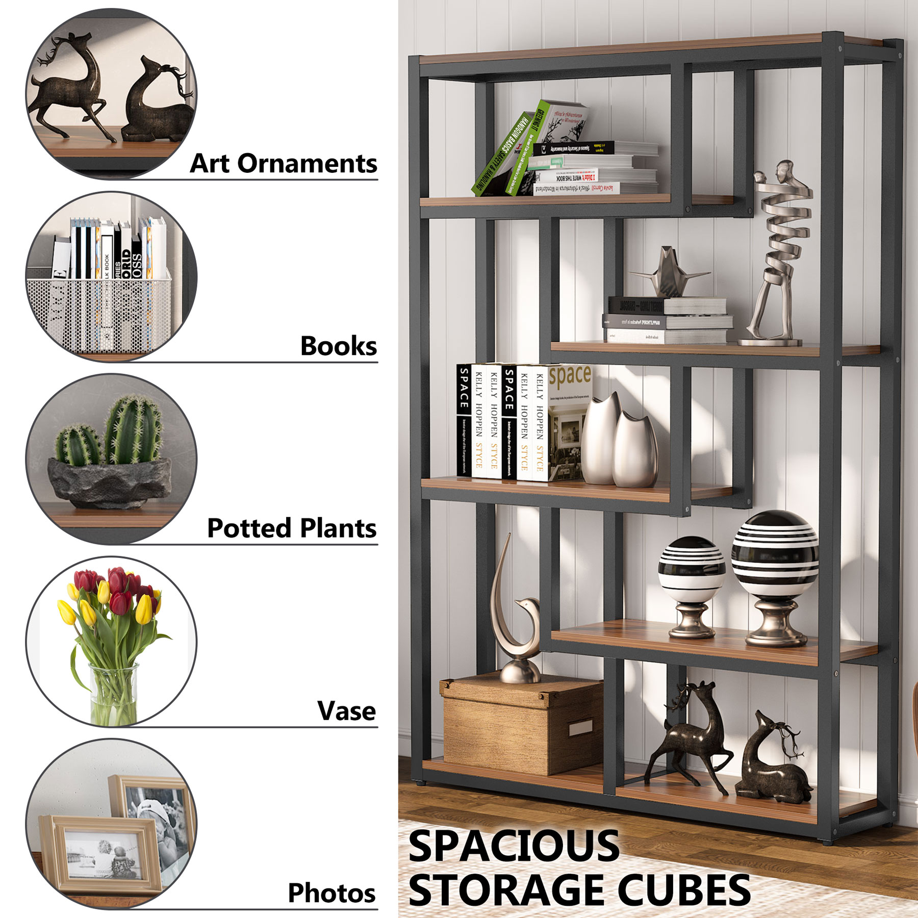 Tribesigns HOGA-JW0233 bookcases - View #5