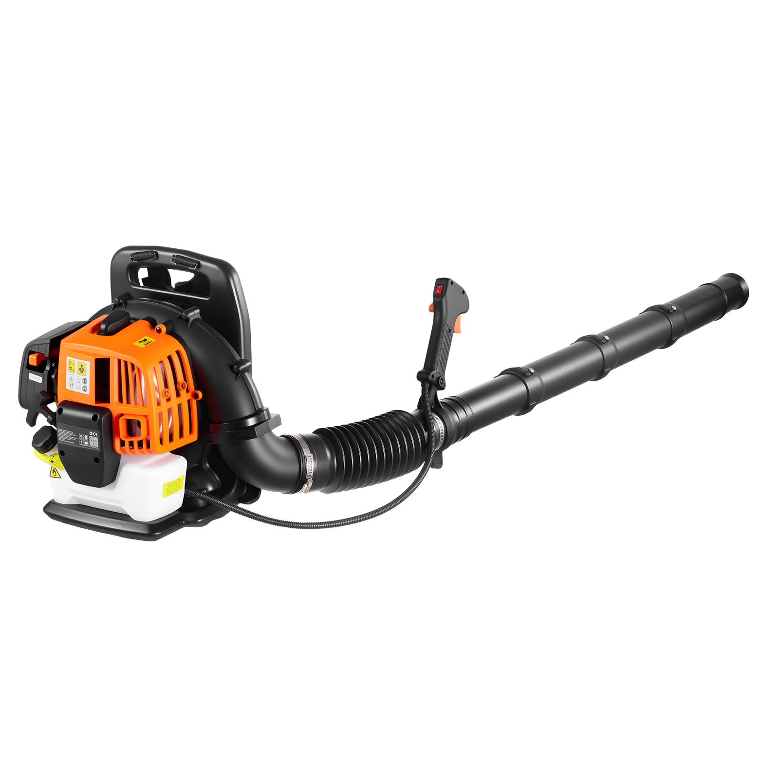 VEVOR - Backpack Leaf Blower 43CC 2-Stroke Engine Gas Powered Leaf Blower with 1.38L Fuel Tank 44...
