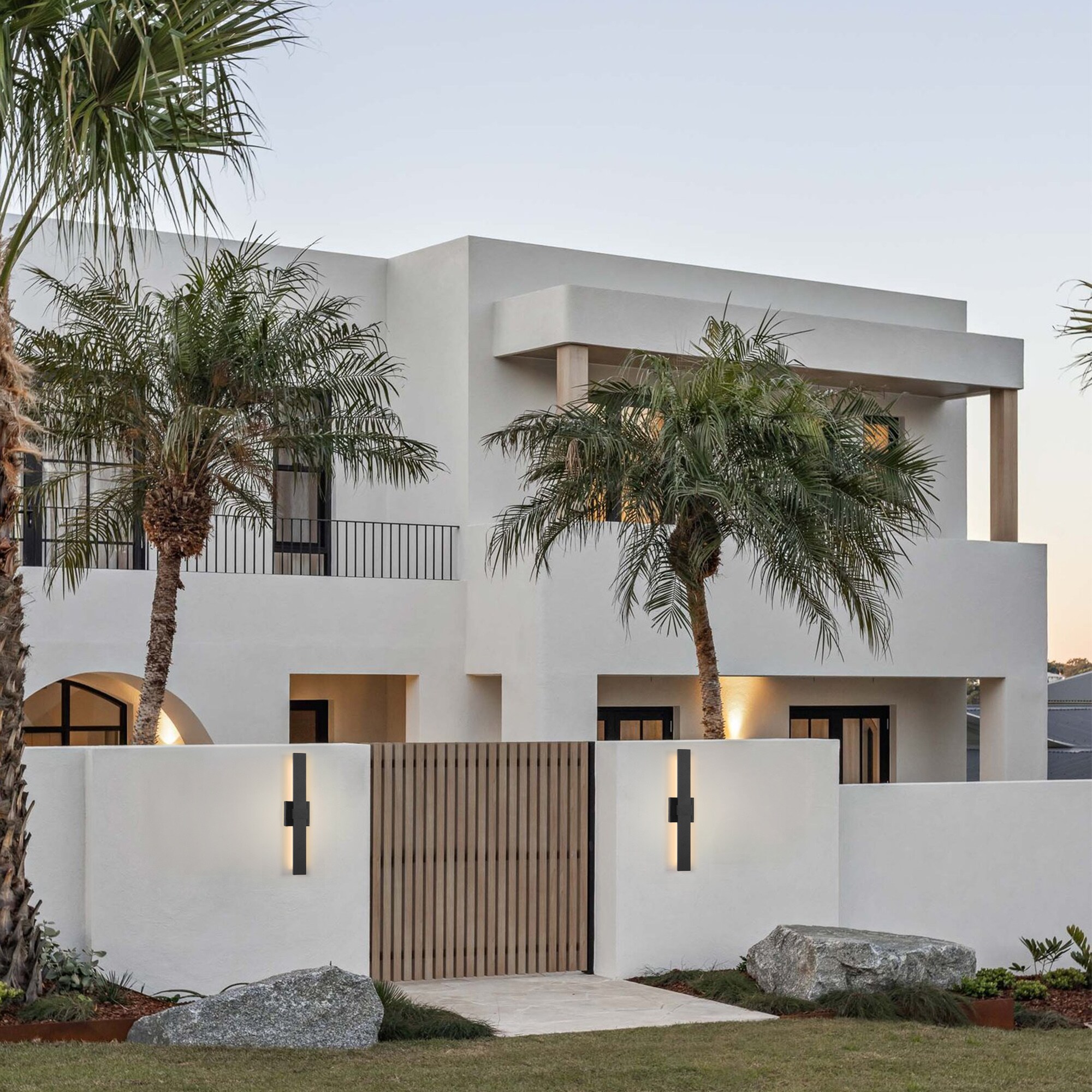 LamQee 06FTL0276BBK Outdoor-Wall-Lighting - View #3