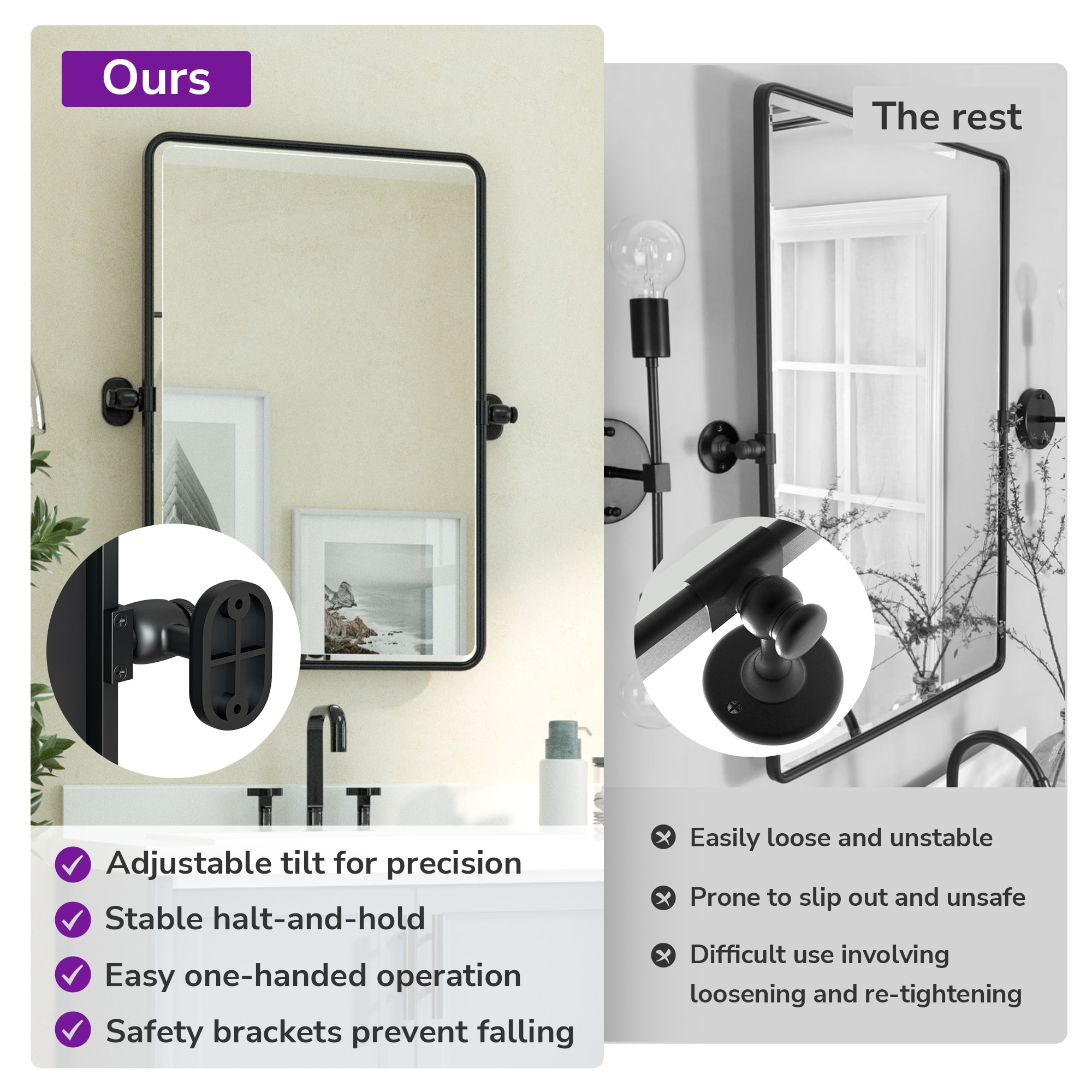 Keonjinn LW-FYQXJ-Y-7691-BK Decor-Mirrors - View #2