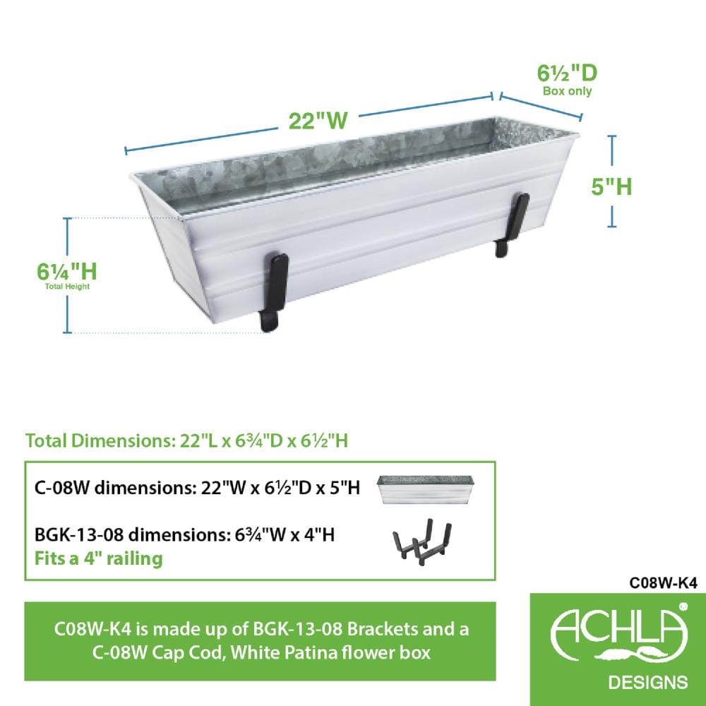 Minuteman International C08W-K4 Planter-Window-Box - View #3