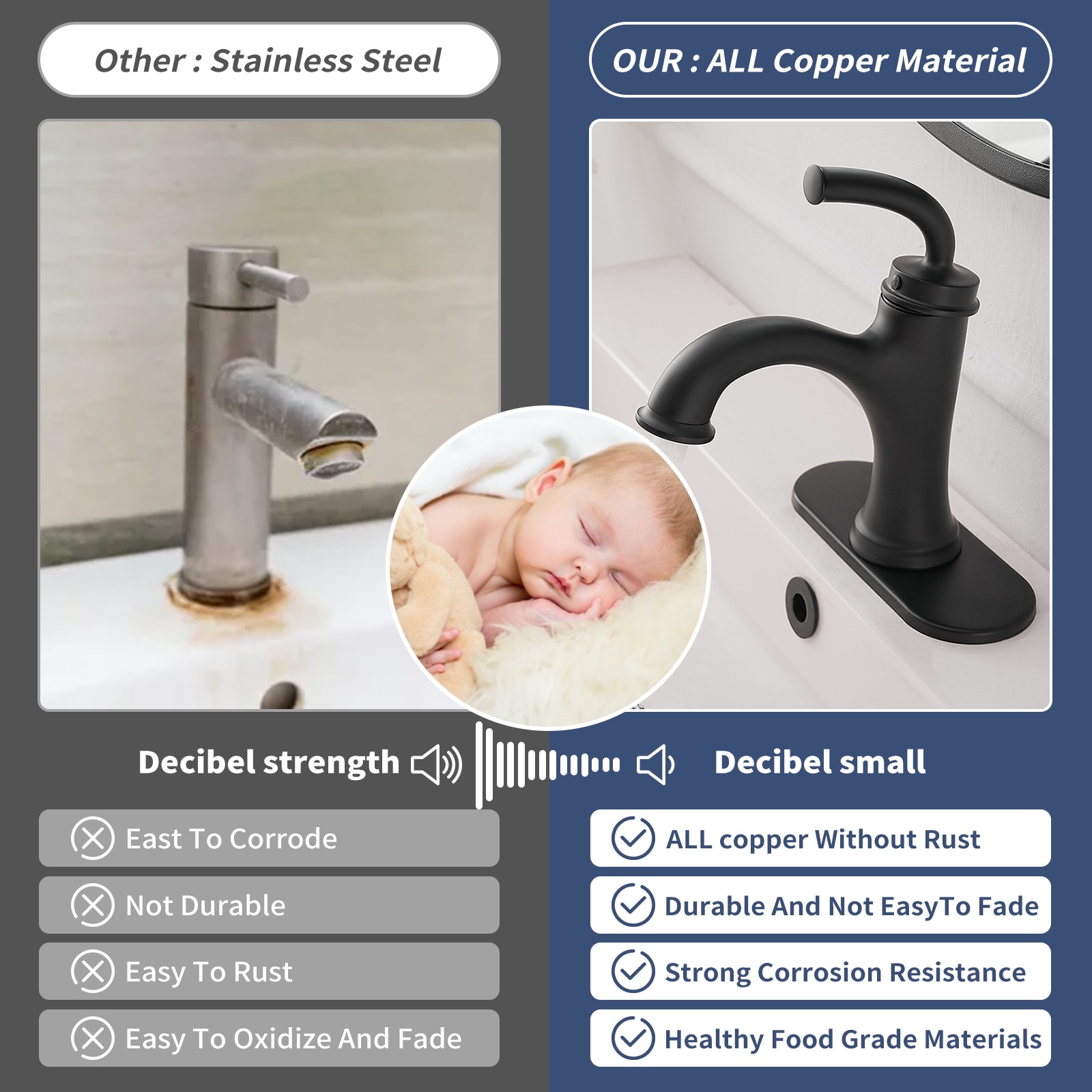BWE C-9009-BLACK Lavatory-Faucets - View #4