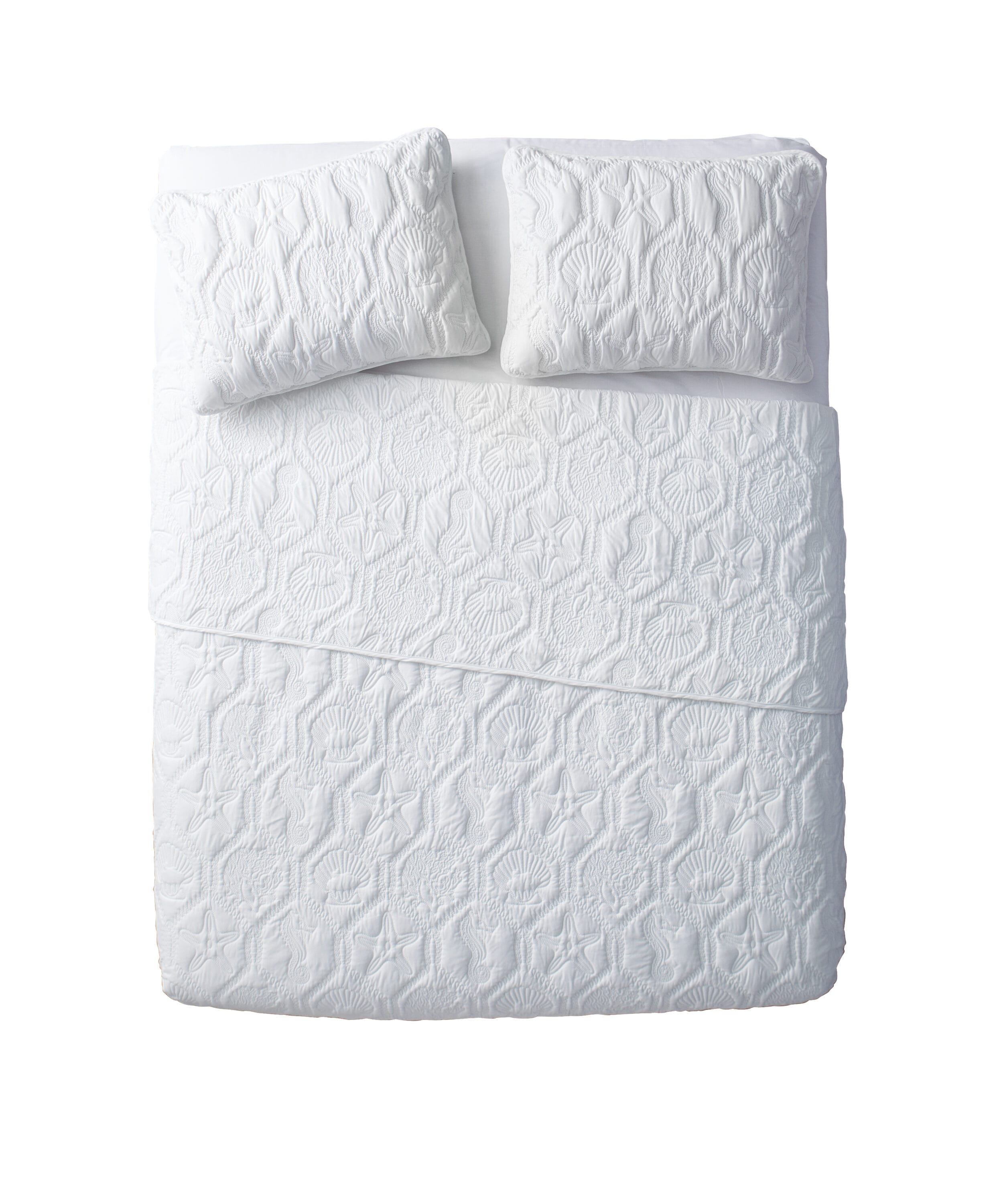 VCNY Home SHO3QTKINGINWHITE bedding - View #3