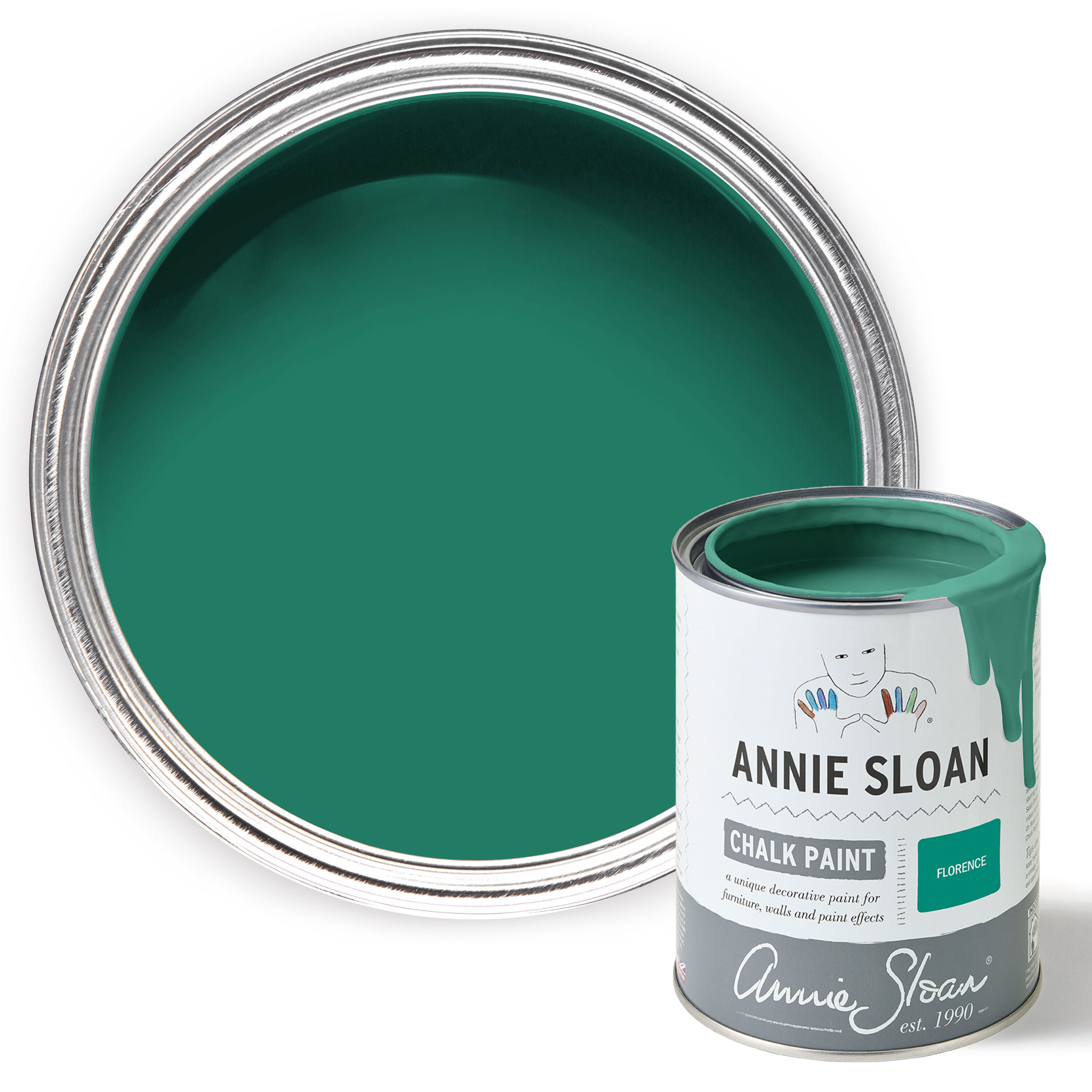 Annie Sloan P025FLO.X101.01 Flat Florence Chalky ( 1-quart )