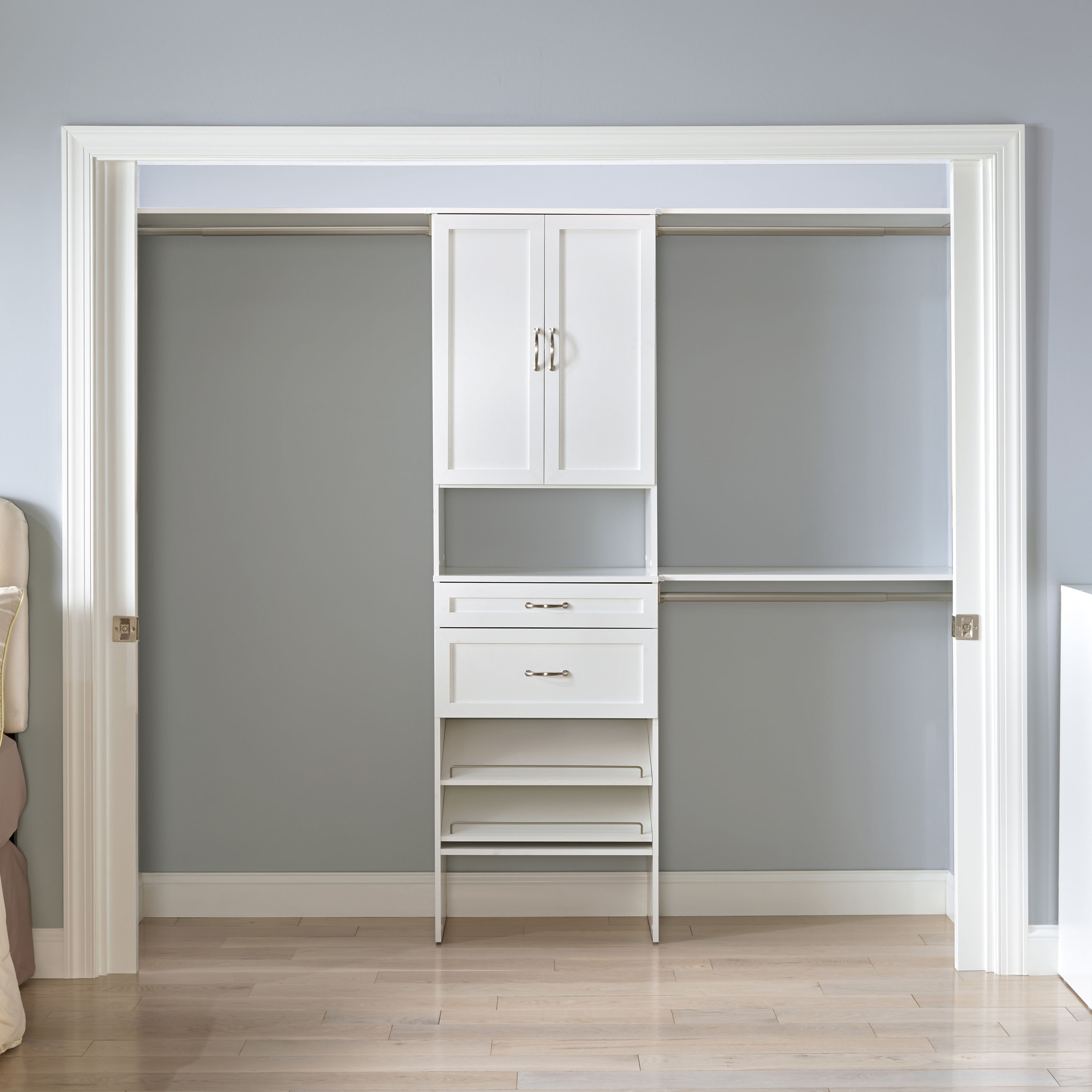 ClosetMaid BrightWood 25-in x 10-in x 13-in White Drawer Unit