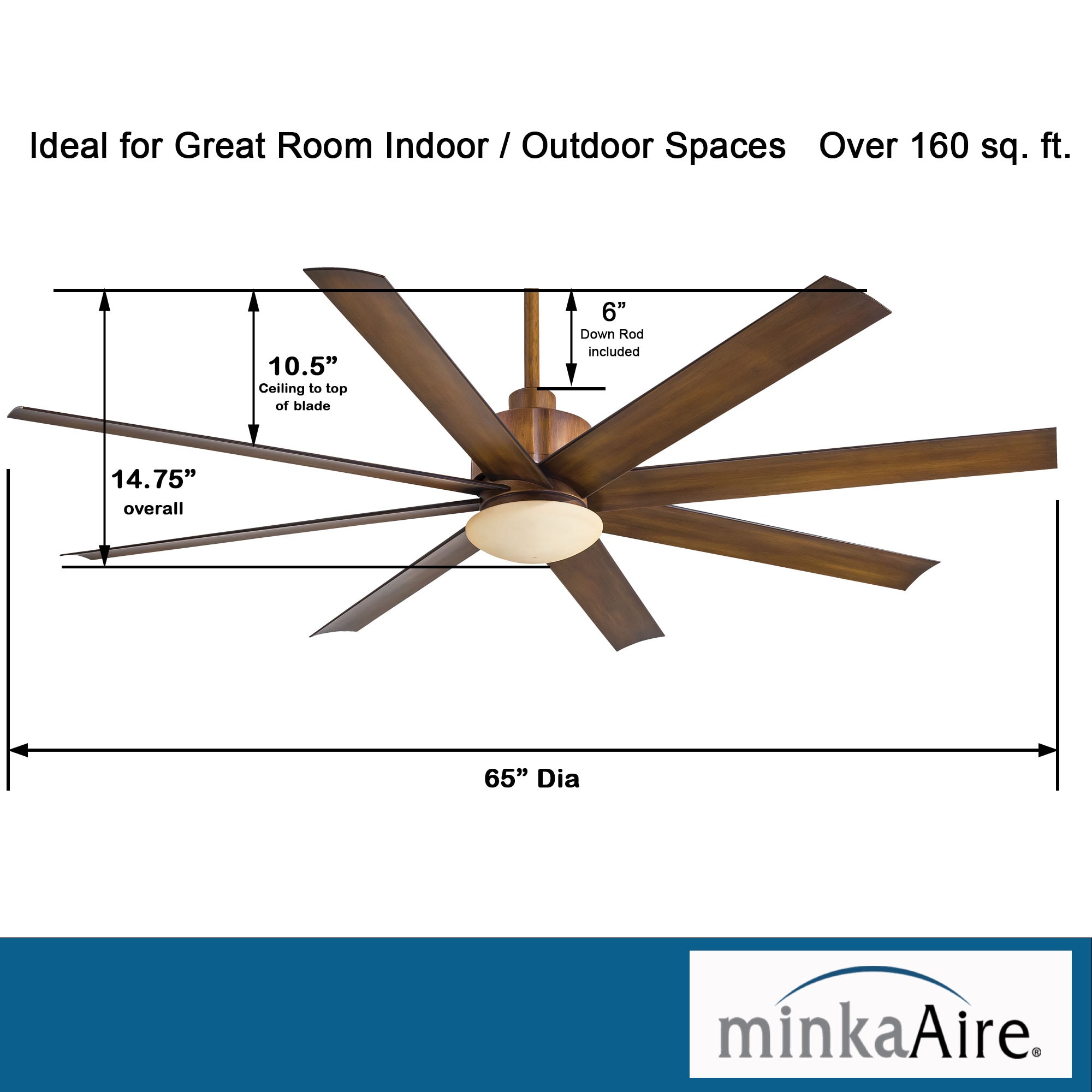 Minka Aire F888L-DK Ceiling-Fans - View #5