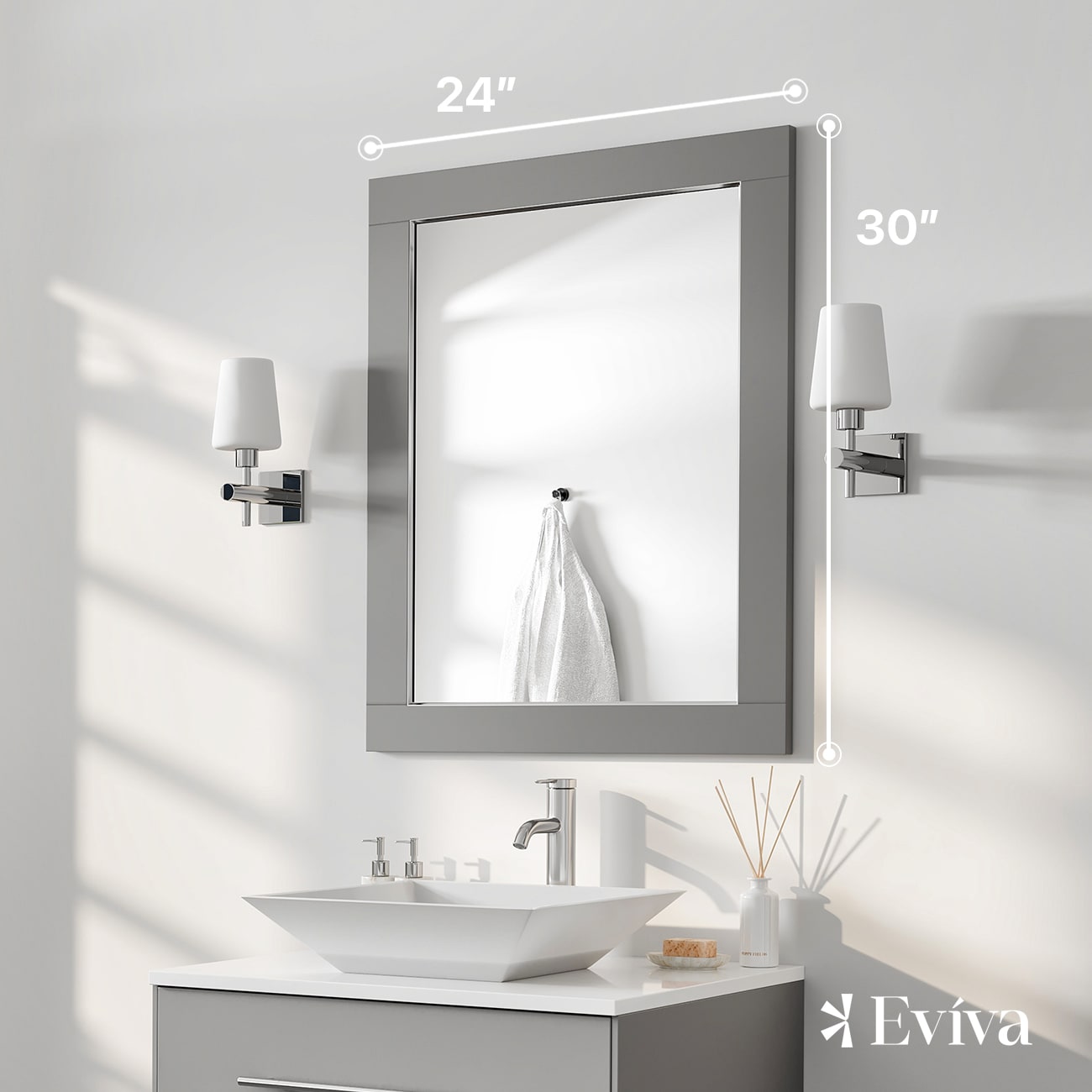 Eviva EVMR412-24X30-GR Decor-Mirrors - View #2