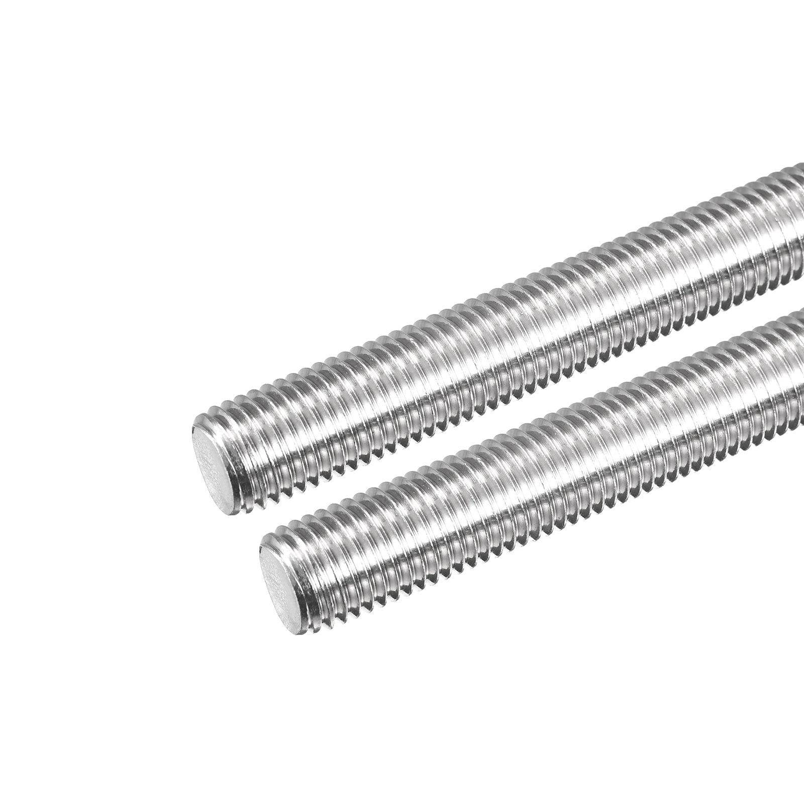 Unique Bargains S26031900UX2316 Fully Threaded Rod M16 x 150mm 2mm Thread Pitch 304 Stainless Steel Right Hand Threaded Rods Bar Studs 2pcs