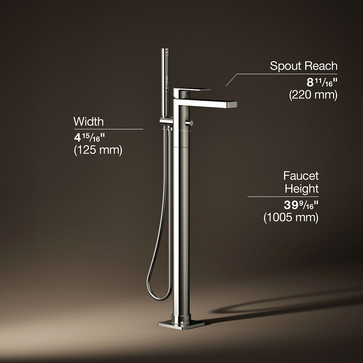 KOHLER T23492-4-SN Roman-Tub-Faucets - View #3