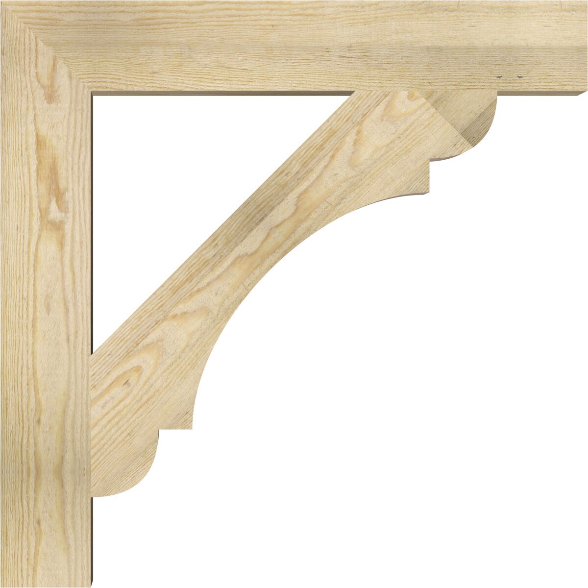 Ekena Millwork BKT04X26X26OLY05RDF Exterior-Brackets-Braces - View #3