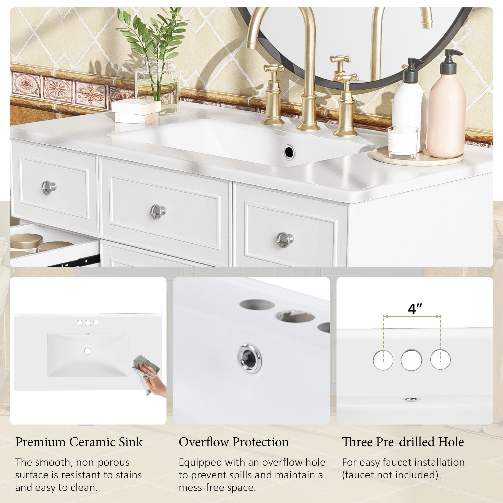 Dexmalle N729P255663K Bath-Vanity-Combo - View #3