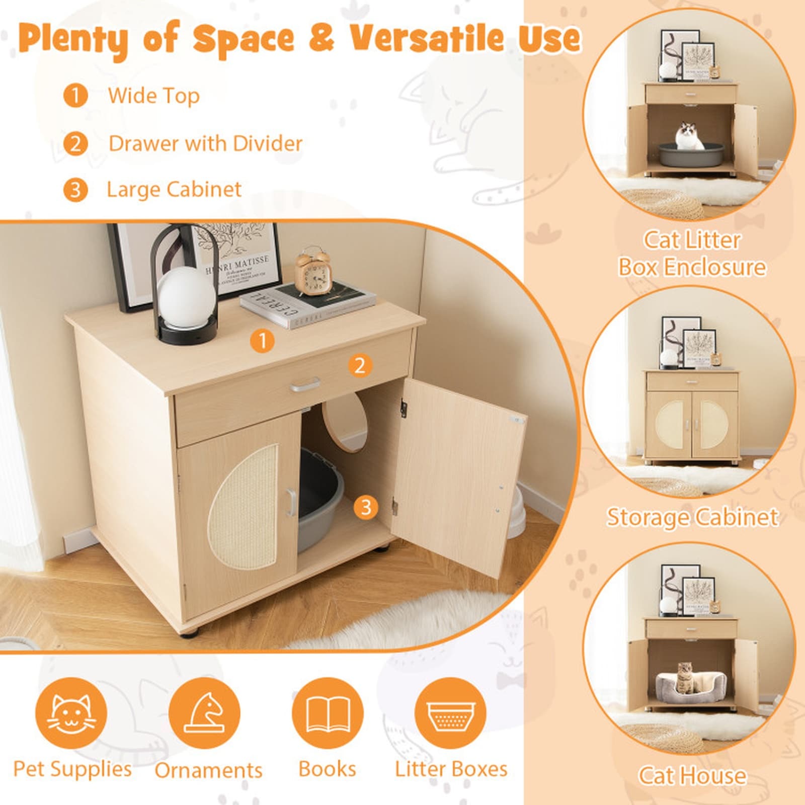 SUGIFT LW102SUGHY2821 Cat-Litter-Box - View #3